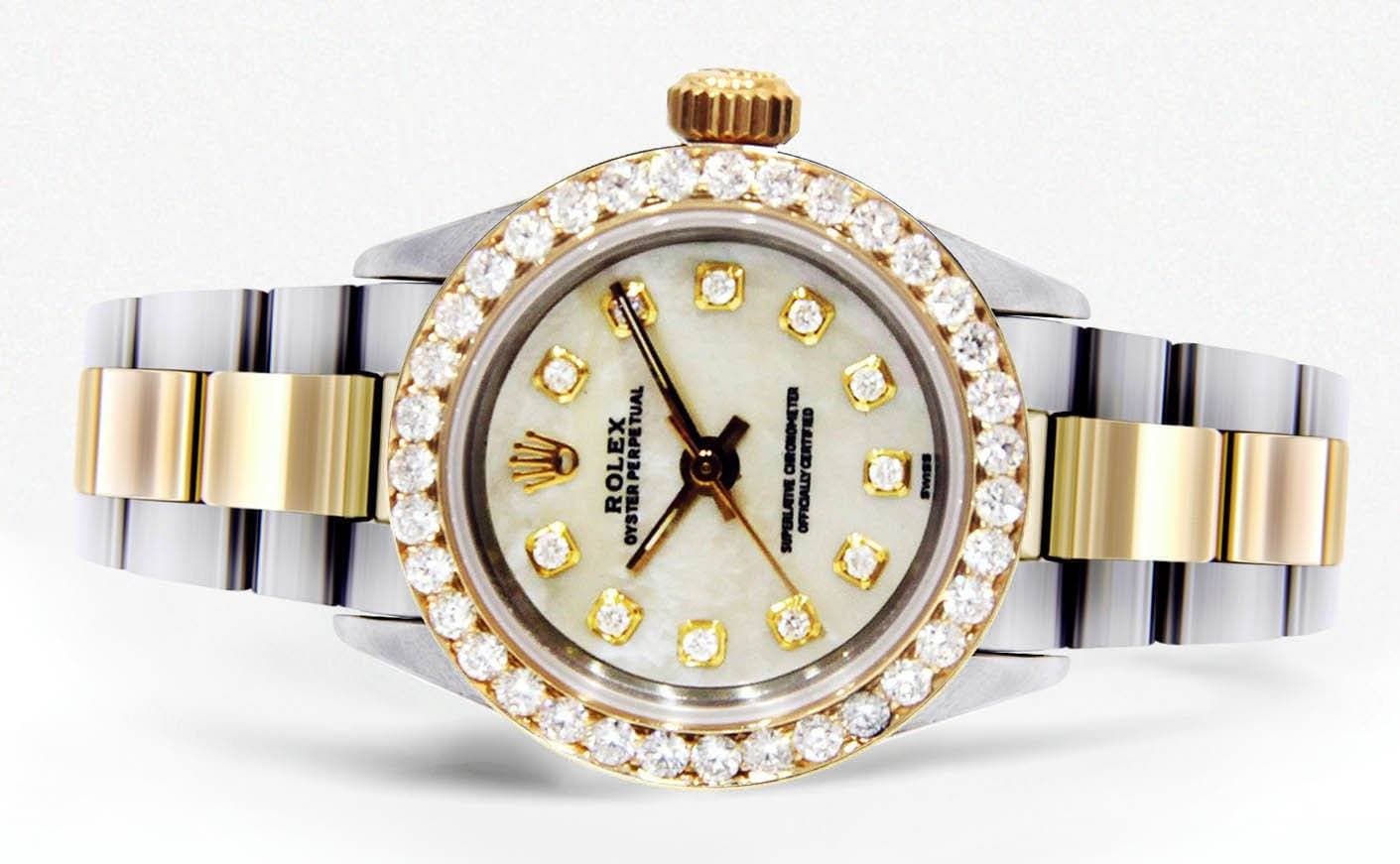 Rolex Datejust Watch For Women | Two Tone - Image 6