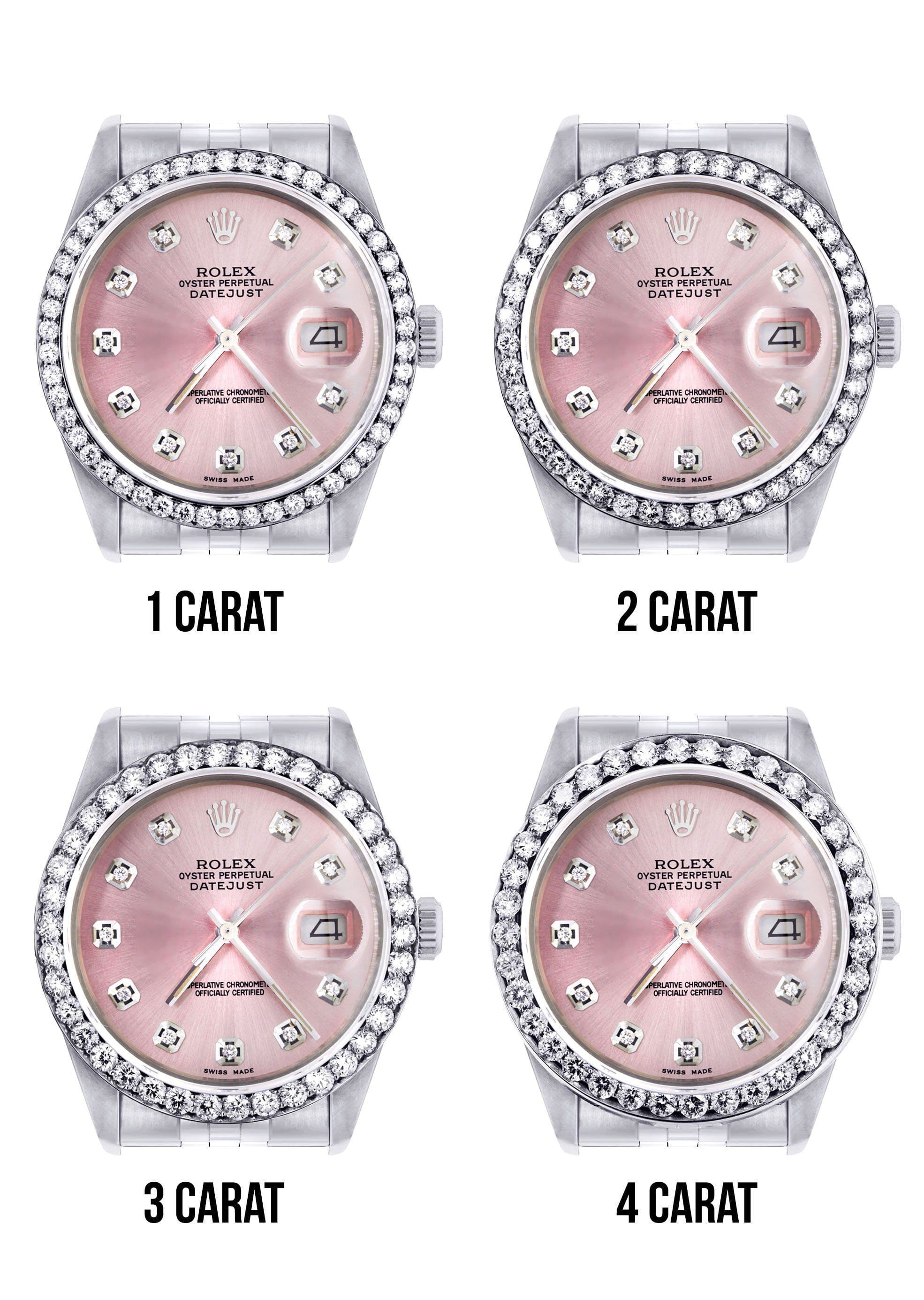 116200 | Hidden Clasp | Rolex Datejust Watch | 36Mm | Pink Dial | Jubilee Band - Image 7
