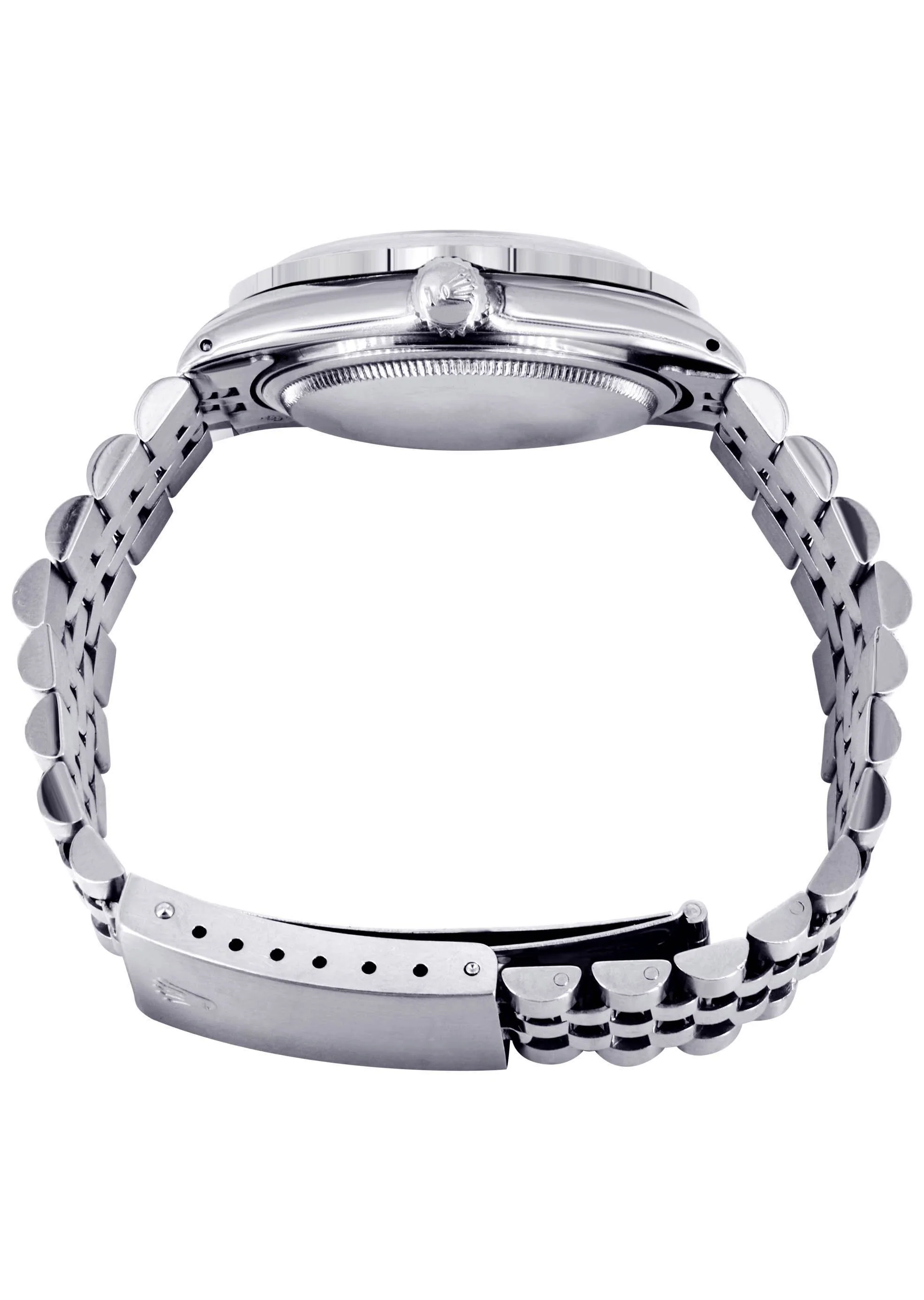 Rolex Datejust Watch | 16200 | 36MM | Red Dial | Jubilee Band | Stainless Steel - Image 6
