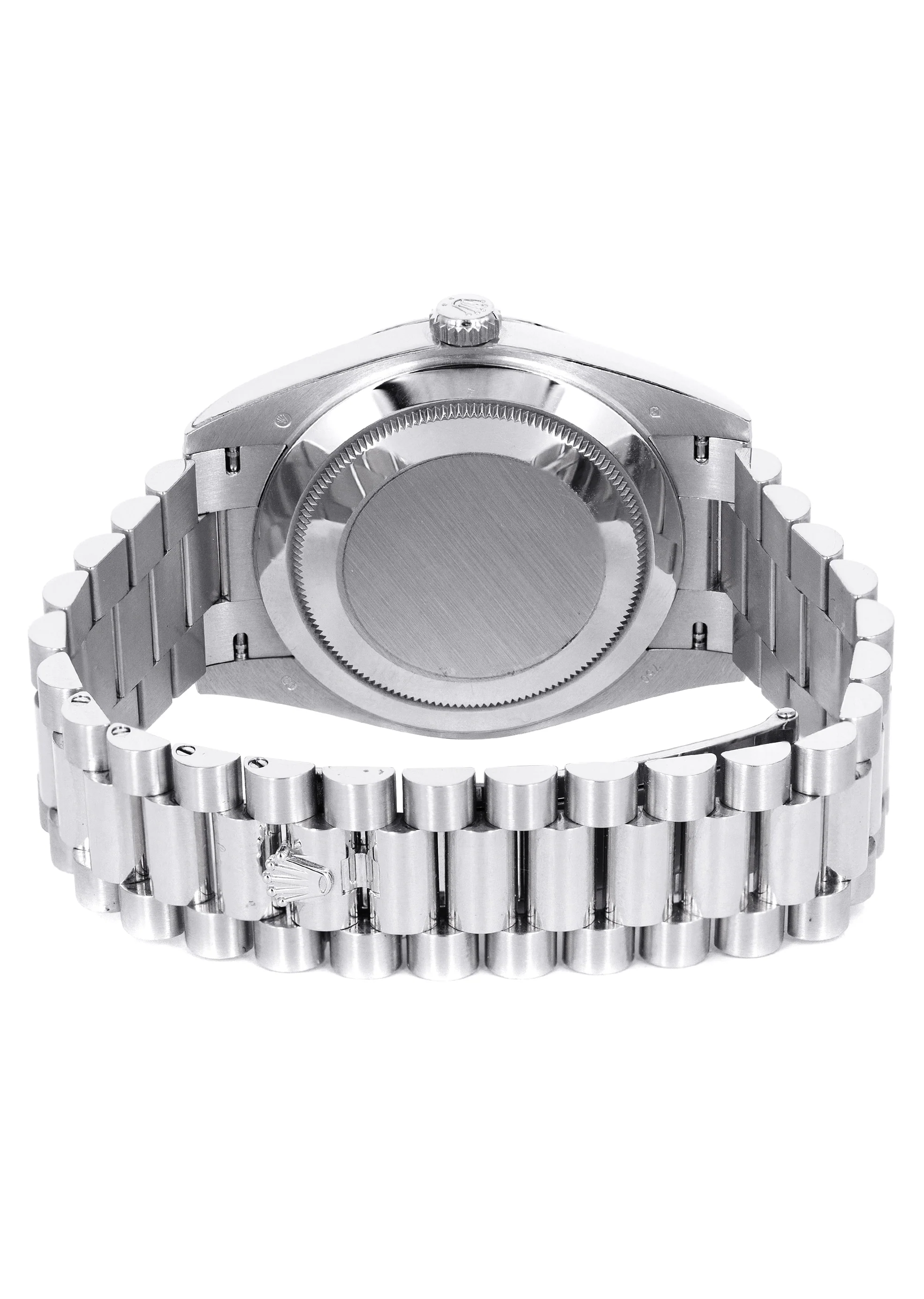 Rolex Day-Date 40 Presidential | 18k White Gold 228239 | Blue Roman Dial | Fluted Bezel - Image 2
