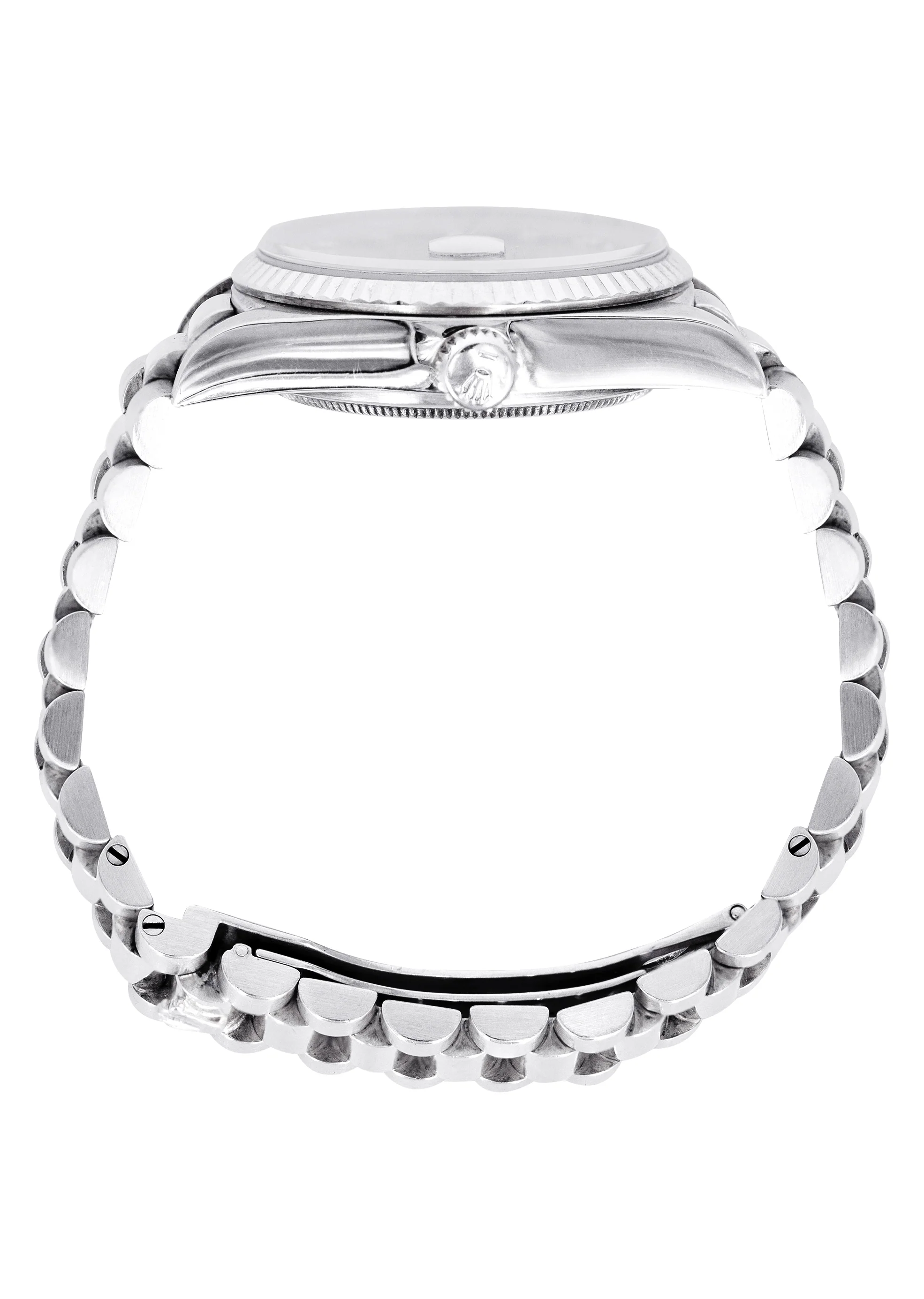 Rolex Day-Date 40 Presidential | 18k White Gold 228239 | Blue Roman Dial | Fluted Bezel - Image 3