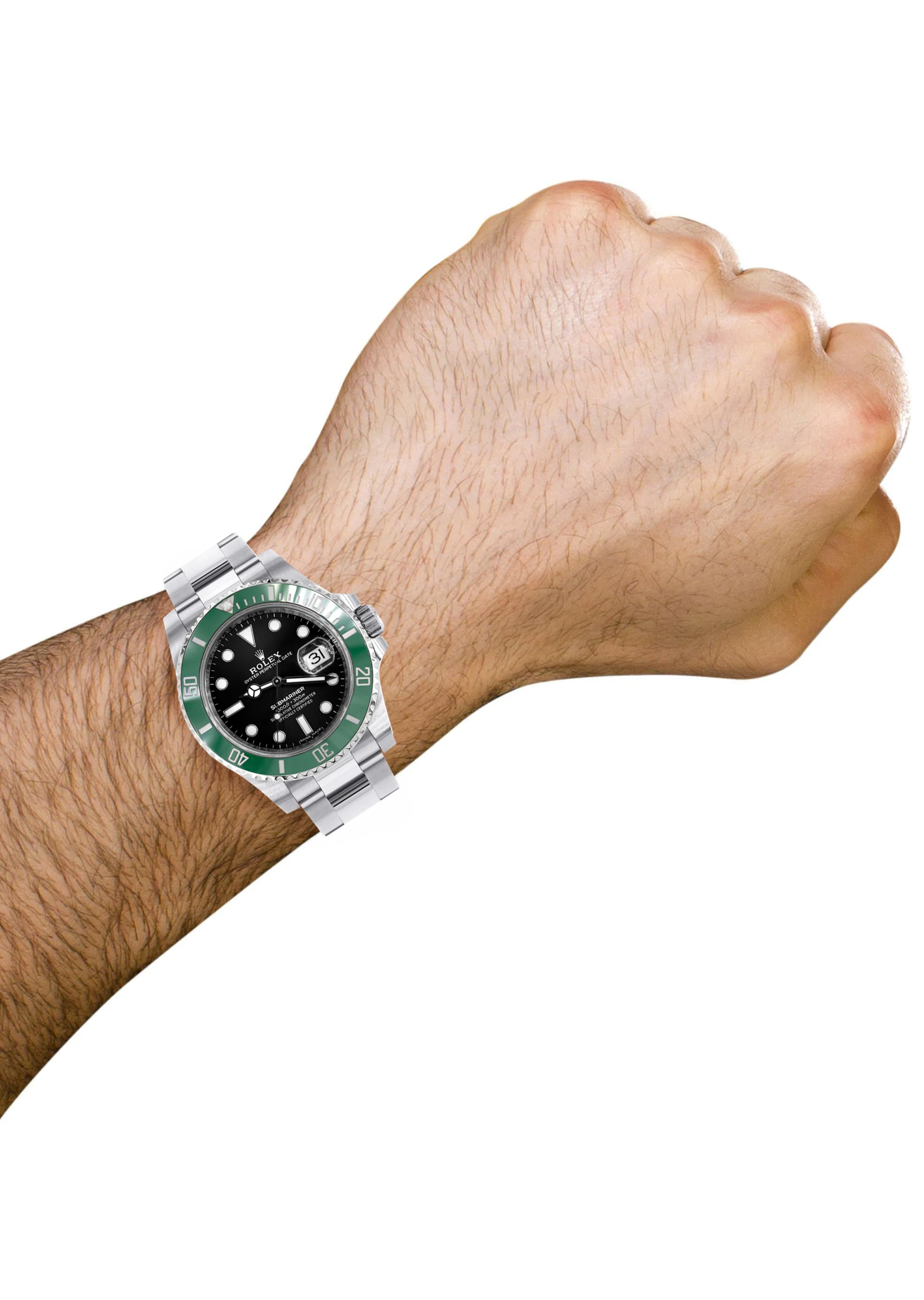 ROLEX SUBMARINER DATE 41 "STARBUCKS" | STEEL WATCH | OYSTER BAND | CERAMIC GREEN BEZEL - Image 5