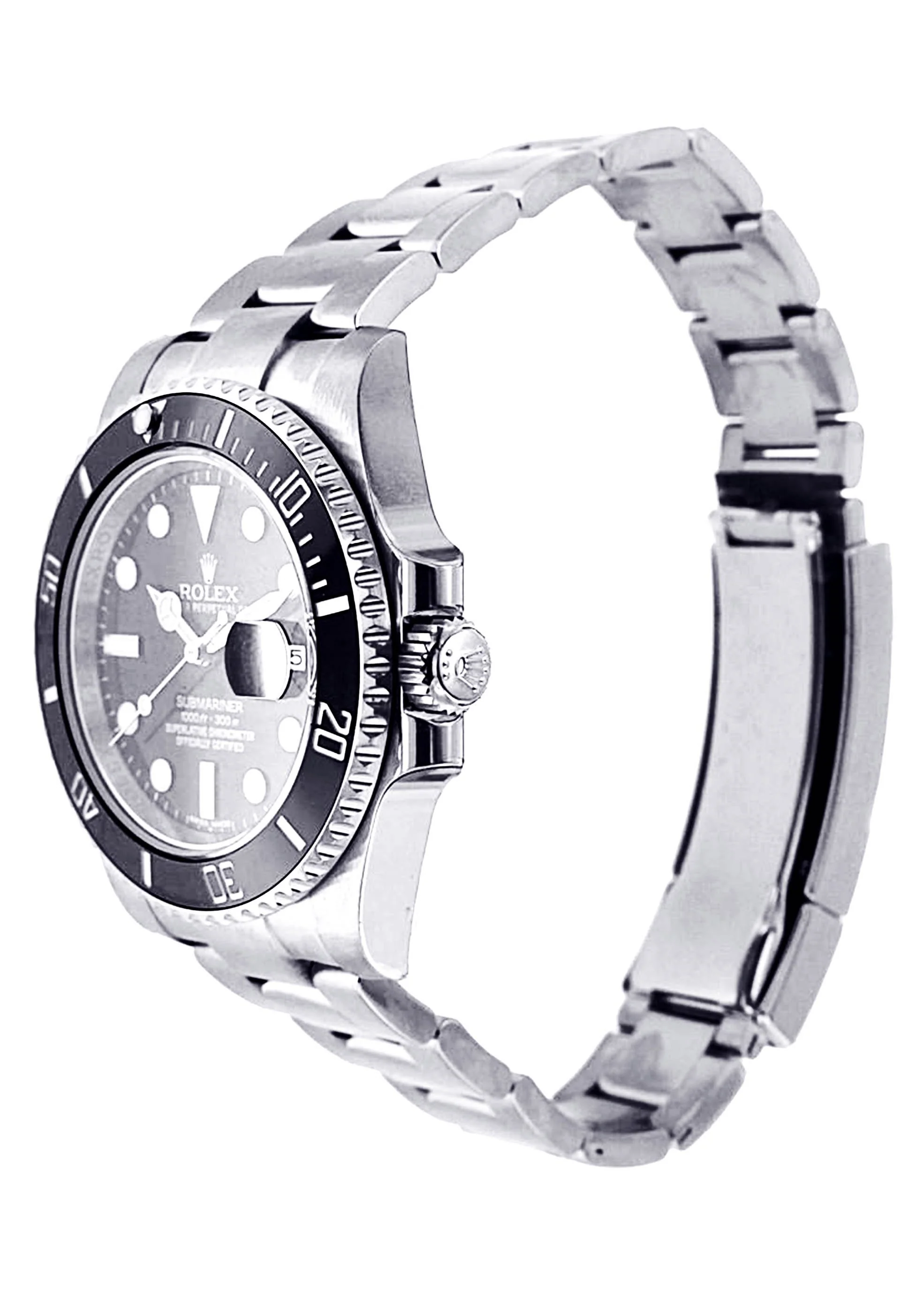 ROLEX SUBMARINER DATE 40 | STEEL WATCH | OYSTER BAND | CERAMIC BLACK BEZEL - Image 3