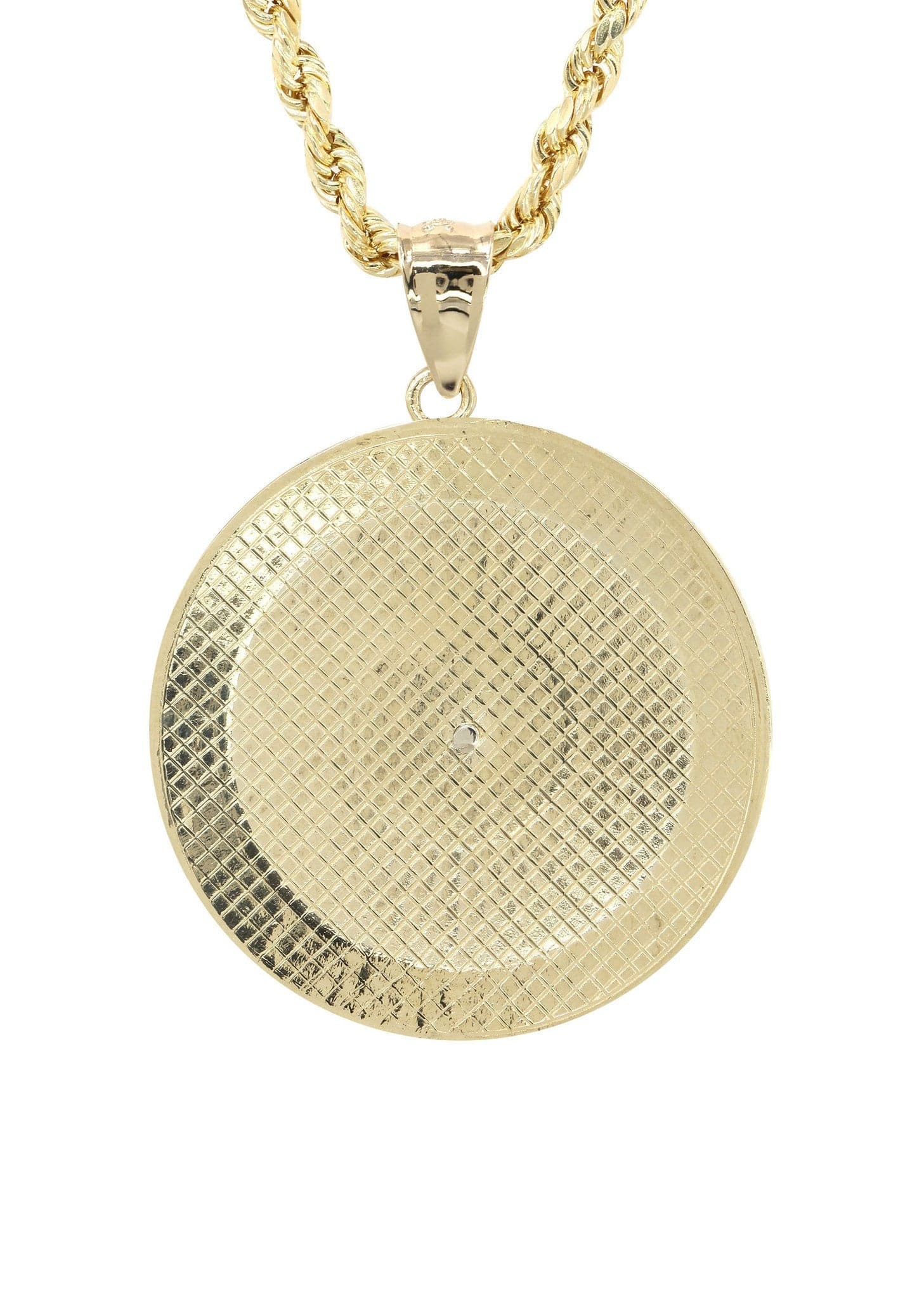 10K Yellow Gold Medusa Style Necklace | Appx. 18.4 Grams - Image 3