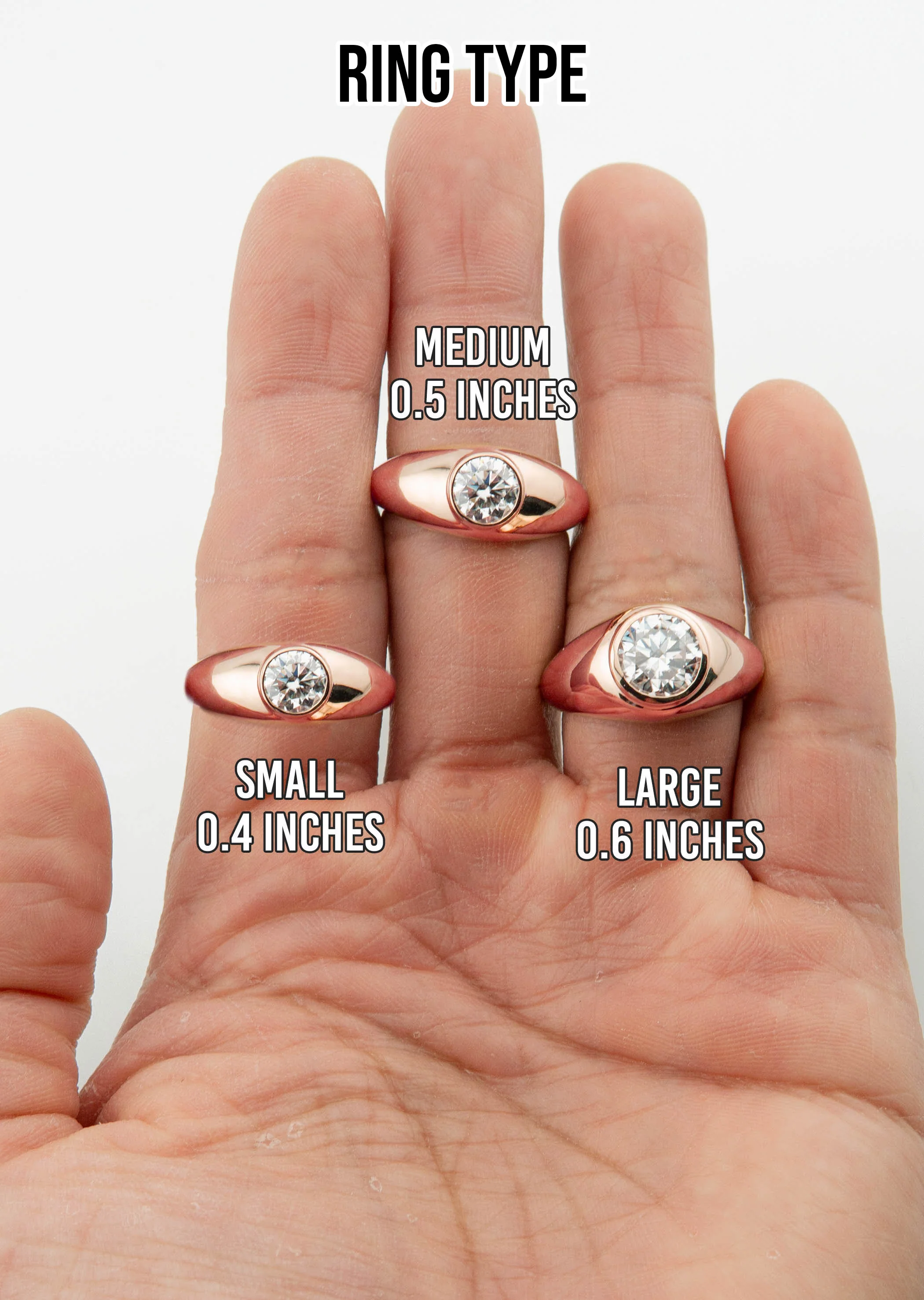 Men's Jewelry - Men's VVS Lab Diamond Round Brilliant Cut Solitaire Engagement Ring | Rose Gold - Image 5