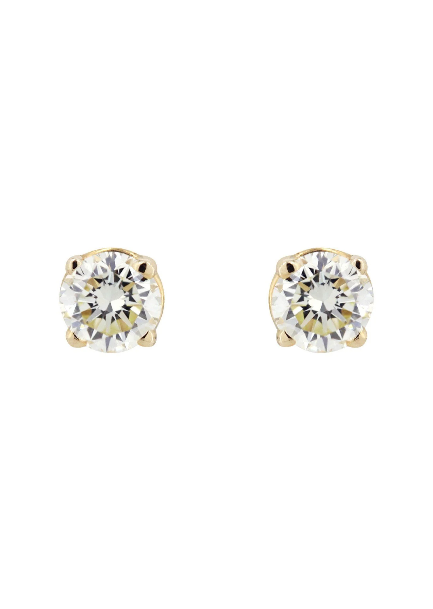 Round Diamond Stud Earrings | 0.3 Carats
