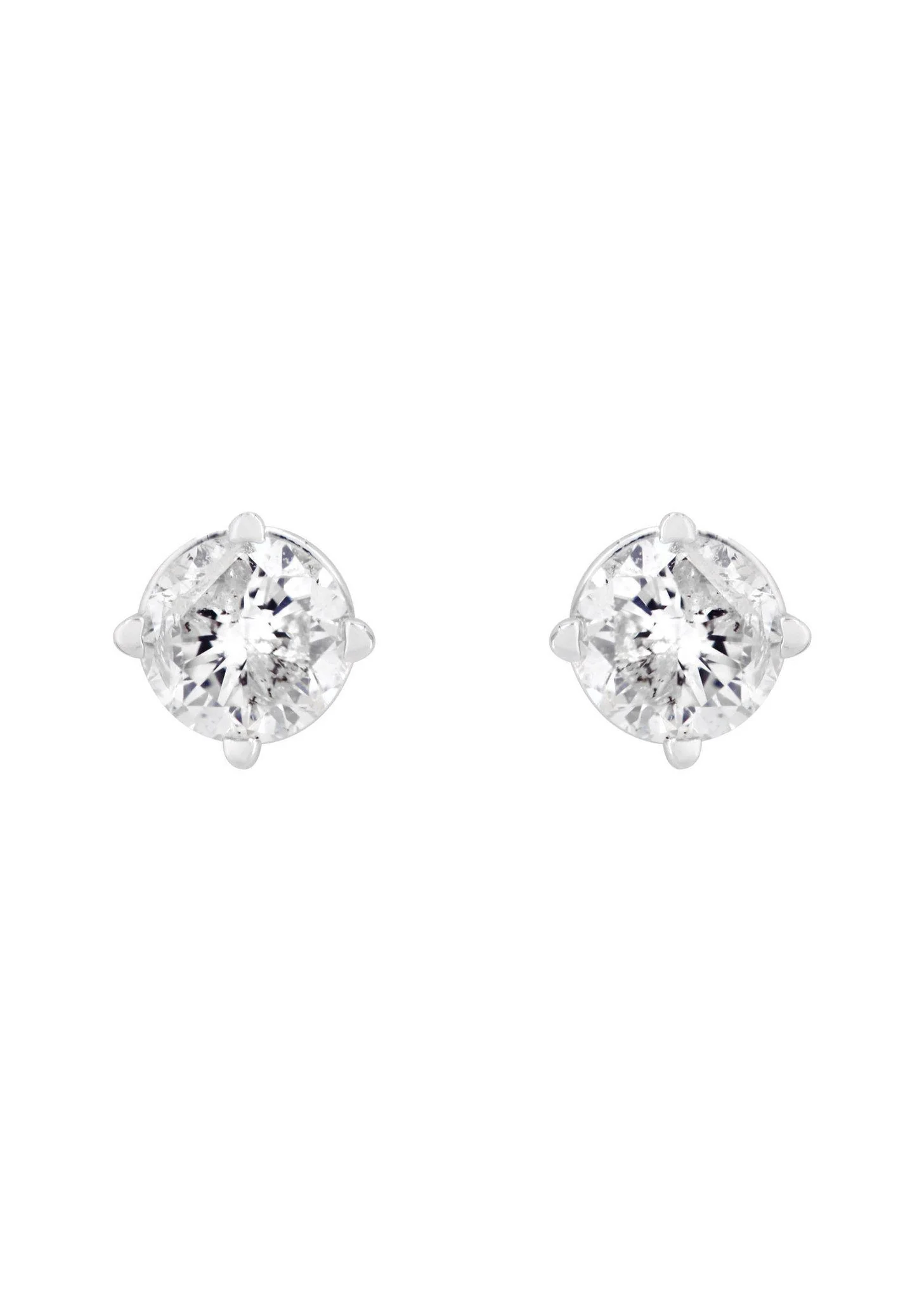 Round Diamond Stud Earrings | 0.35 Carats
