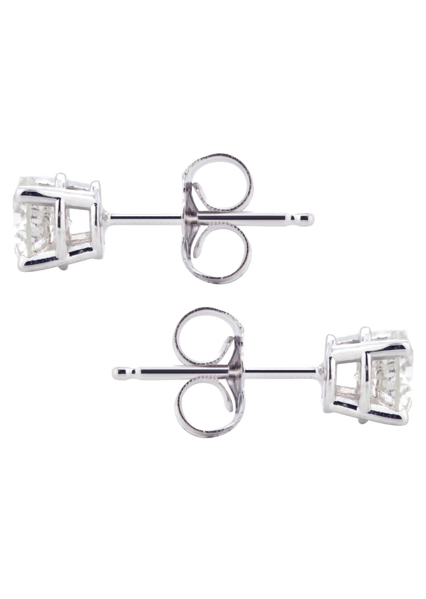 Round Diamond Stud Earrings | 0.35 Carats - Image 2