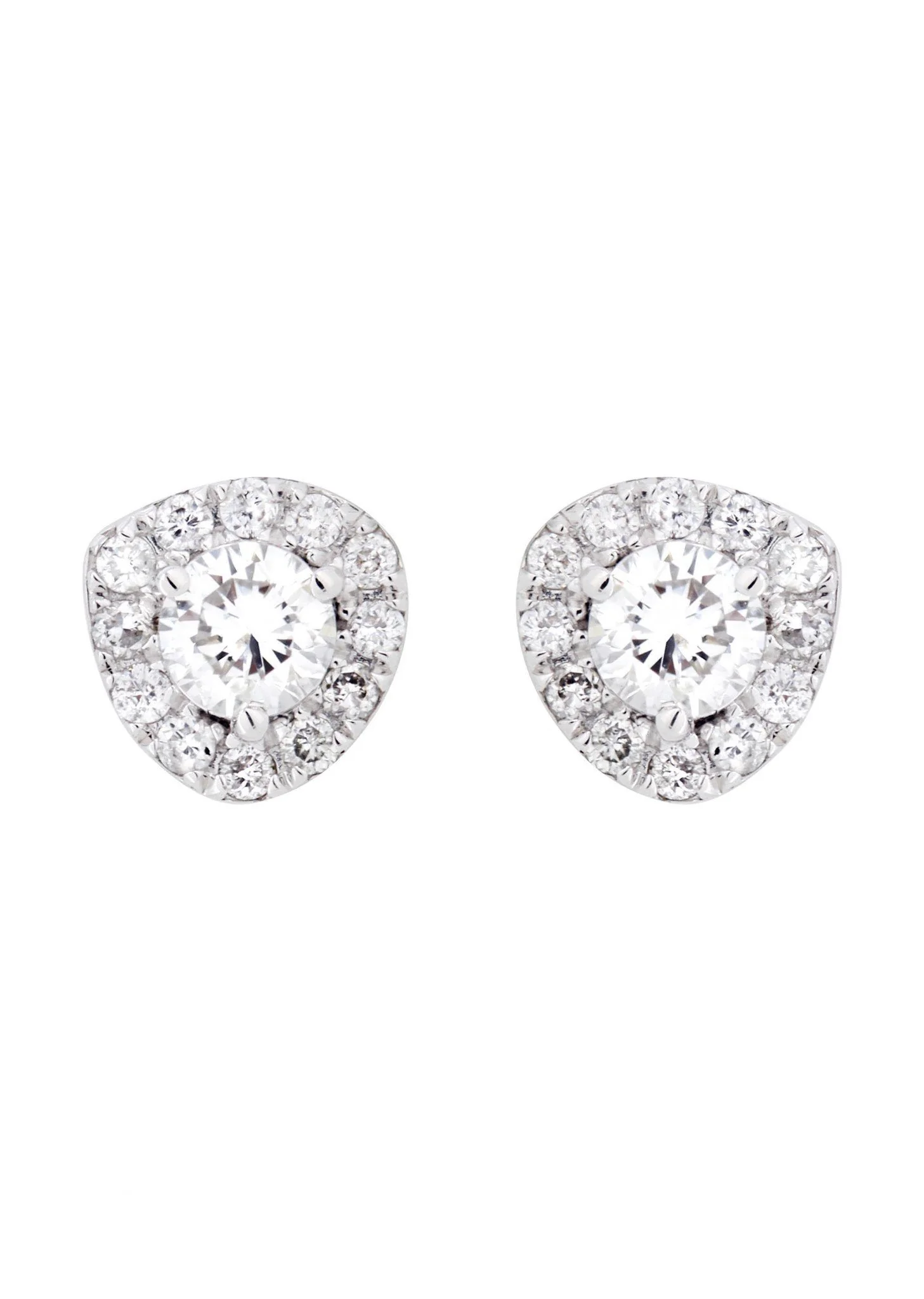 Round Diamond Stud Earrings | 0.49 Carats