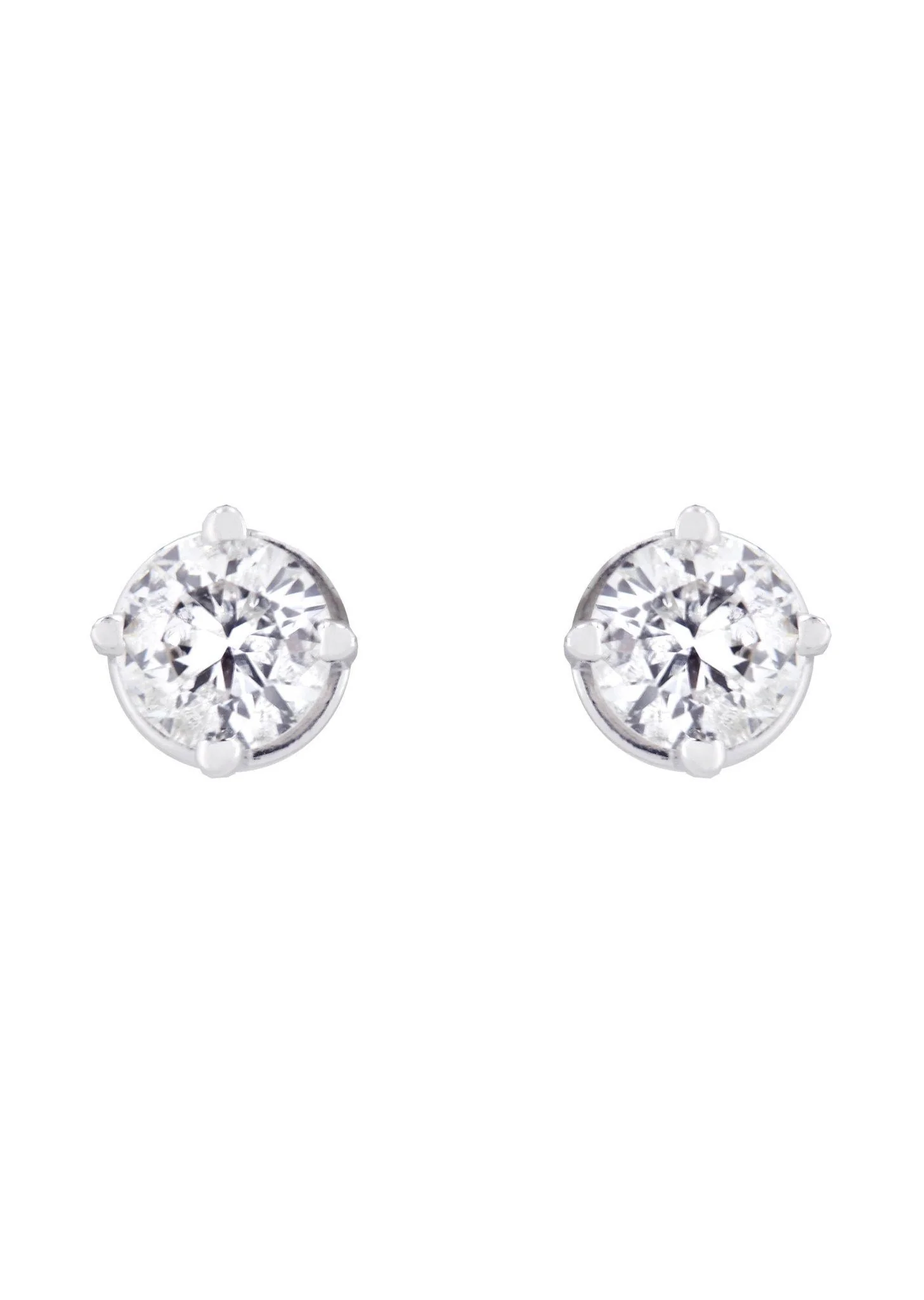 Round Diamond Stud Earrings | 0.65 Carats