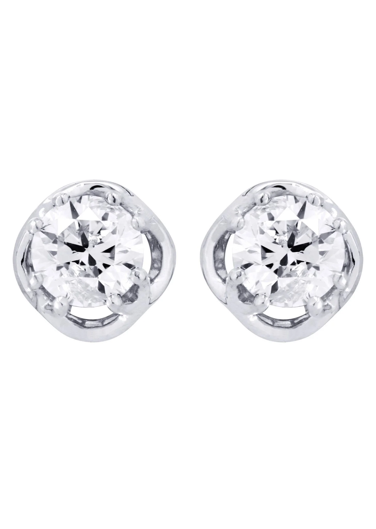 Round Diamond Stud Earrings | 1.35 Carats