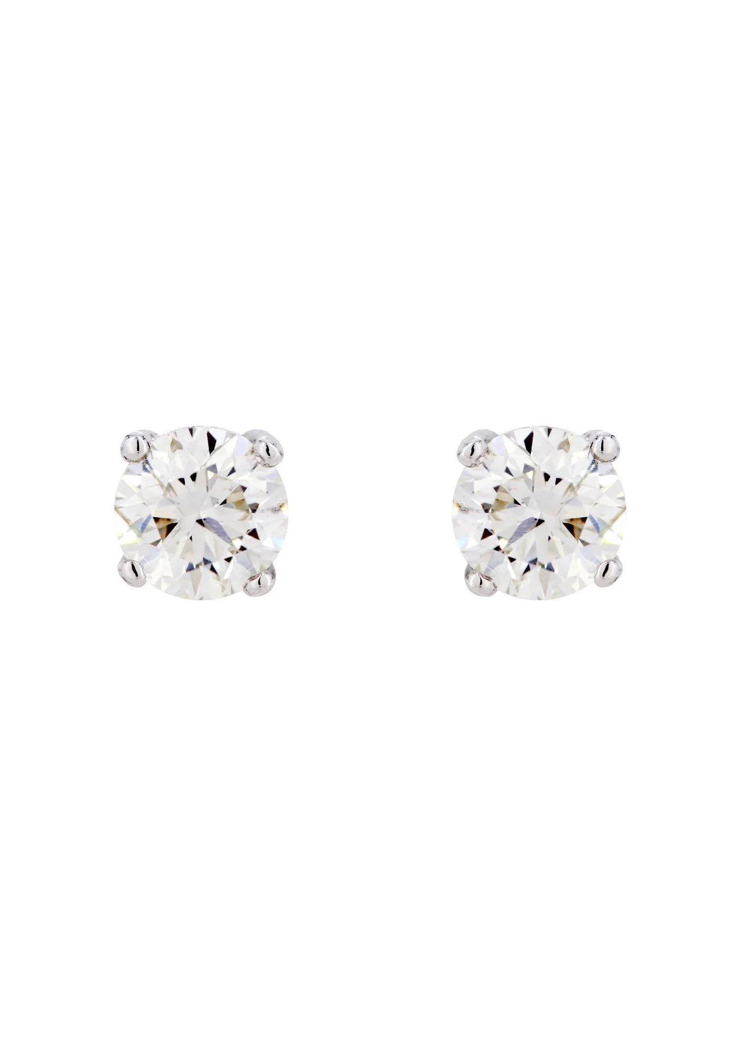 Round Diamond Stud Earrings | 1.4 Carats