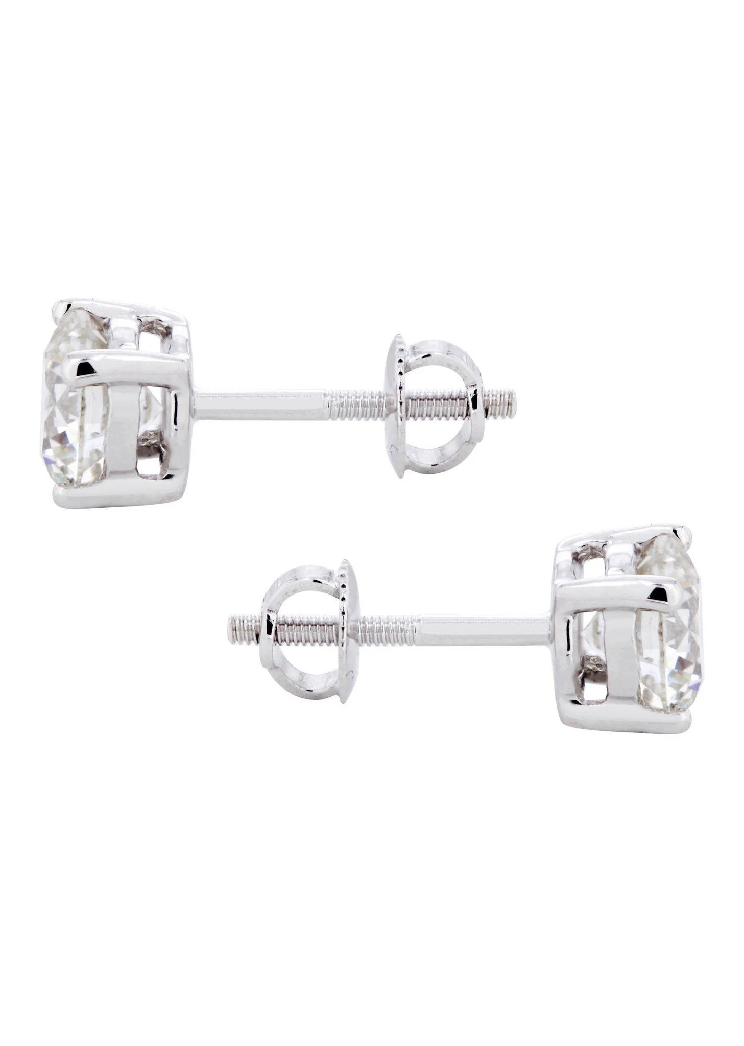 Round Diamond Stud Earrings | 1.5 Carats - Image 3