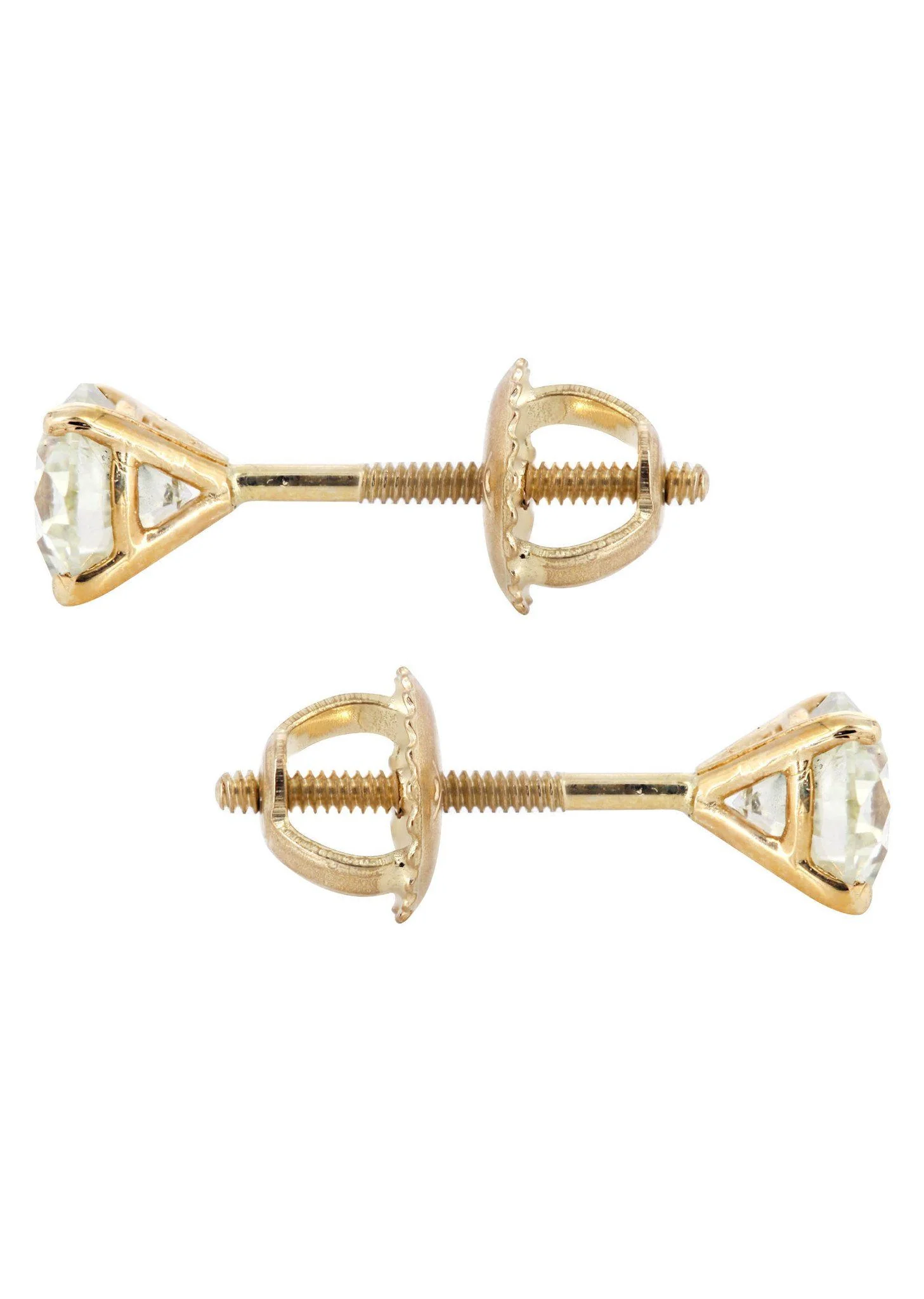 Round Diamond Stud Earrings | 1.6 Carats - Image 3