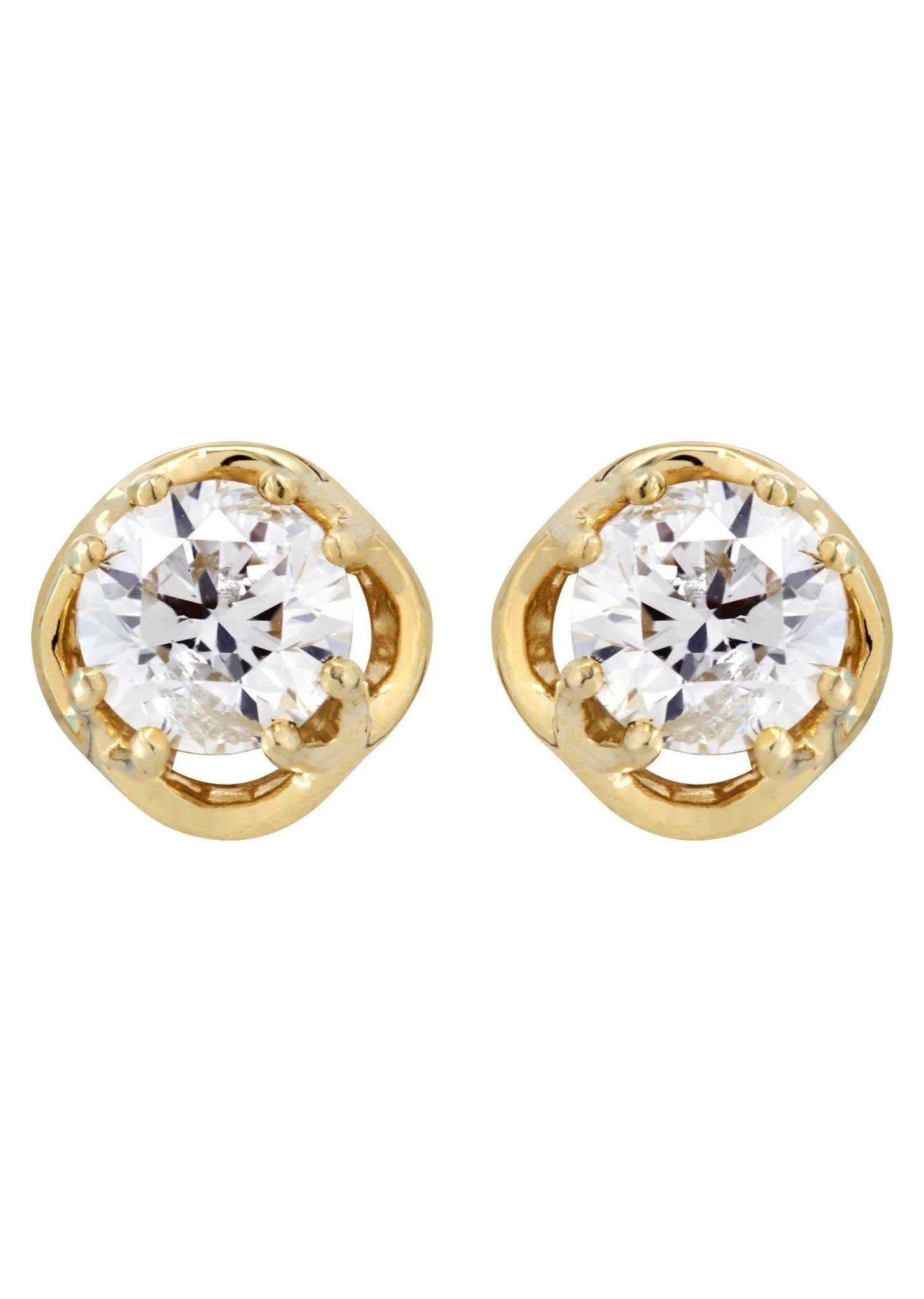 Round Diamond Stud Earrings | 1.75 Carats