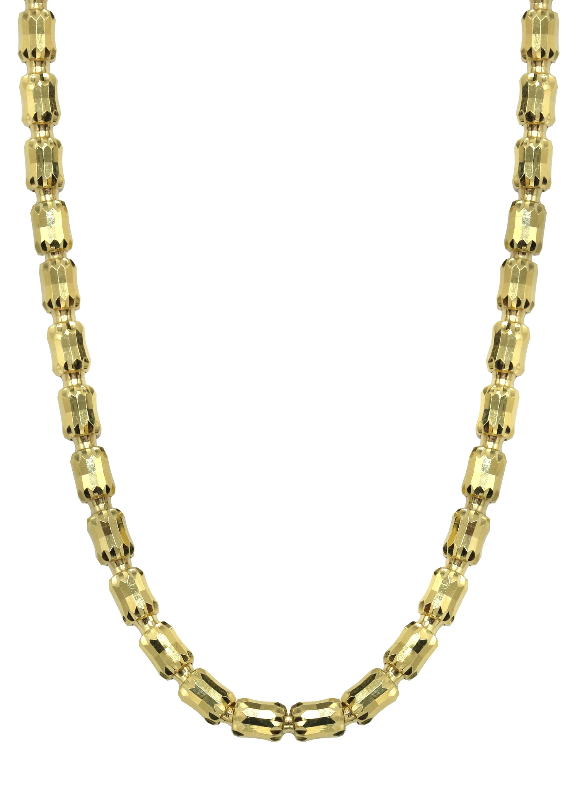 Silver Chain - Mens Gold Chain / Barrel Chain - Image 3