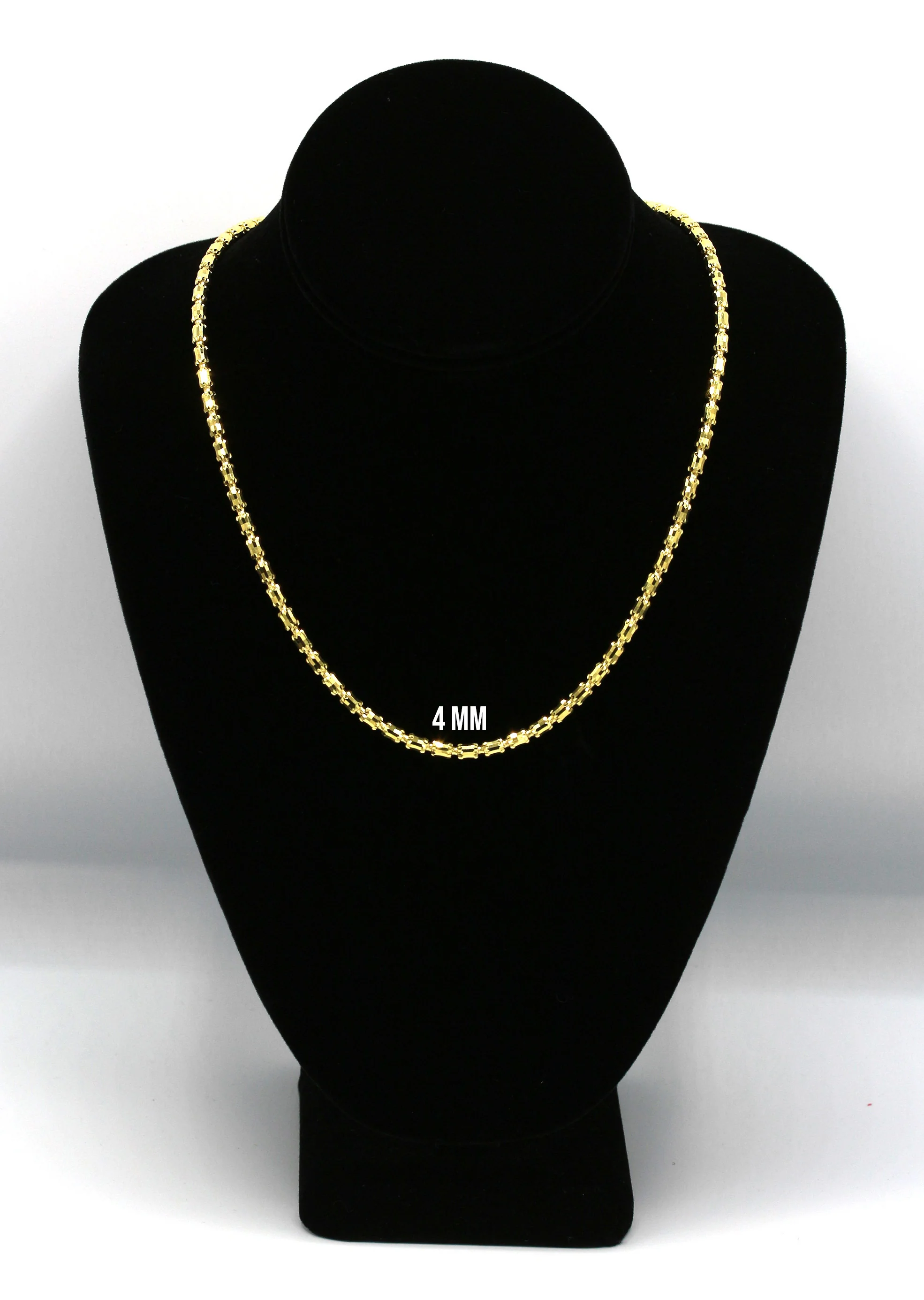 Silver Chain - Mens Gold Chain / Barrel Chain - Image 5