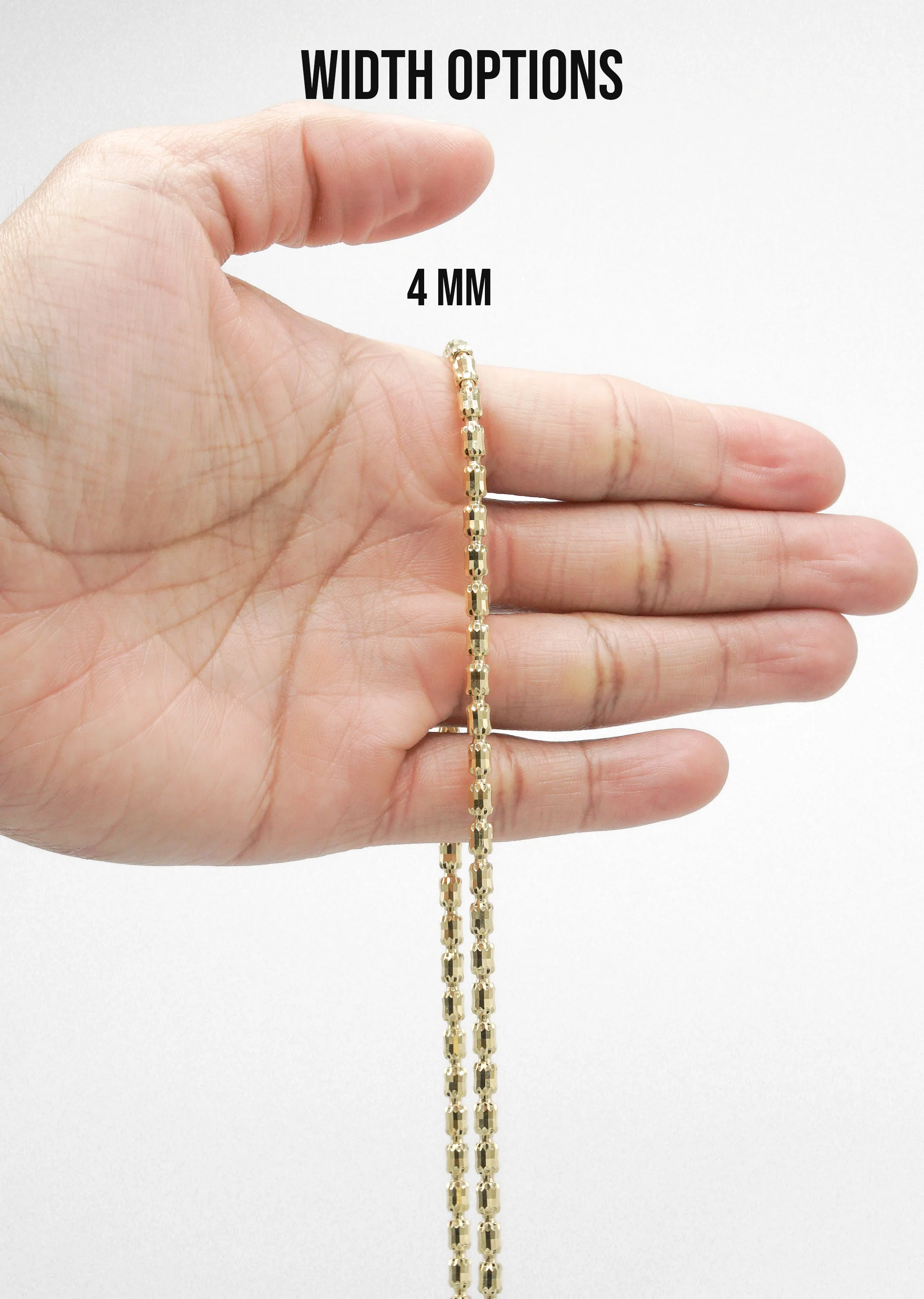 Silver Chain - Mens Gold Chain / Barrel Chain - Image 7