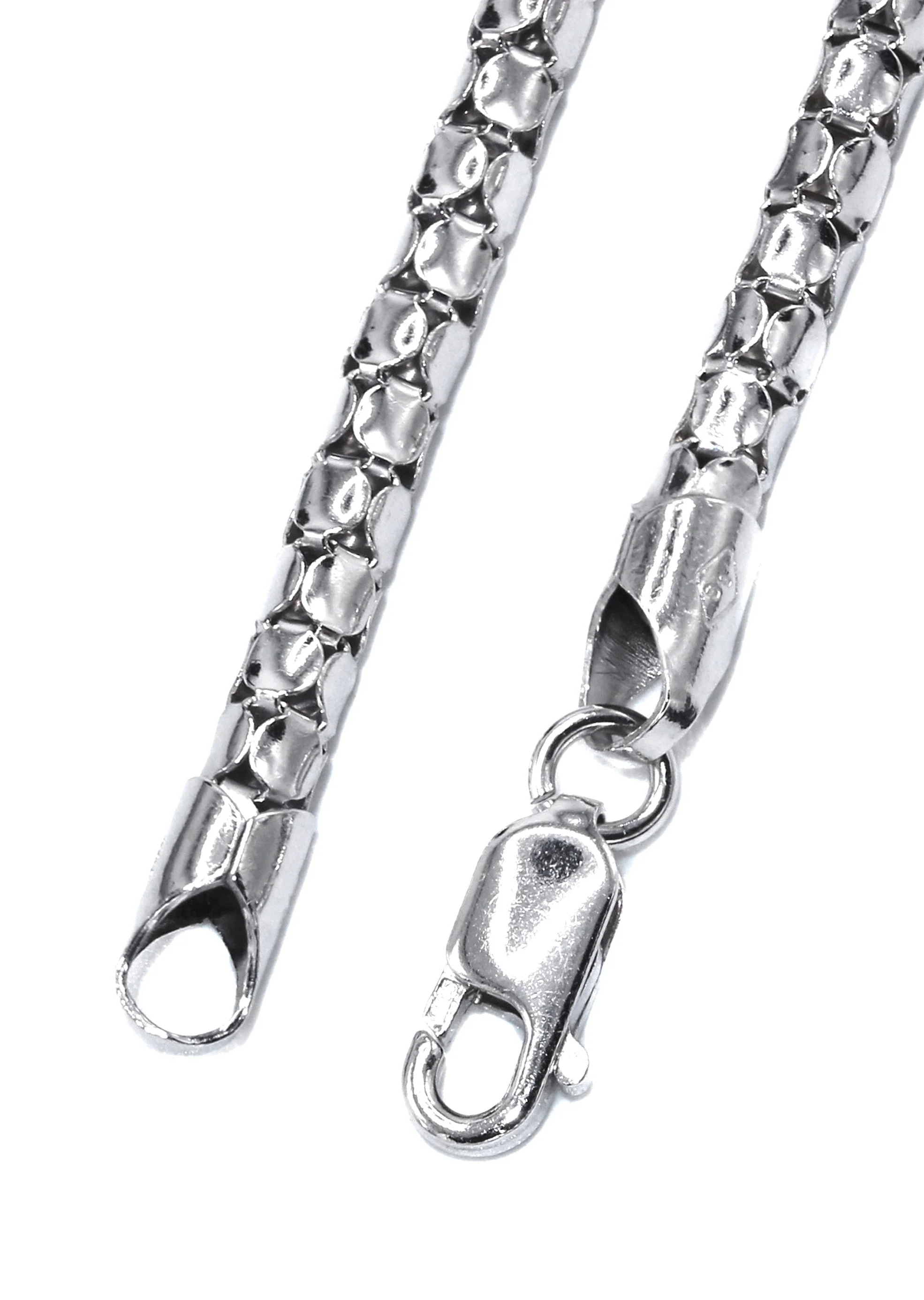 Silver Chain - Mens White Chain / Coreana Chain - Image 4