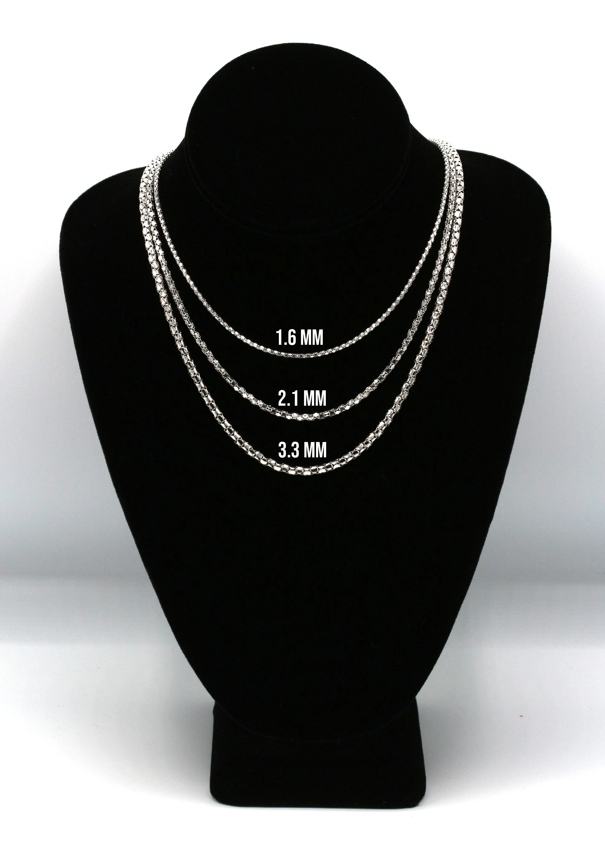 Silver Chain - Mens White Chain / Coreana Chain - Image 5