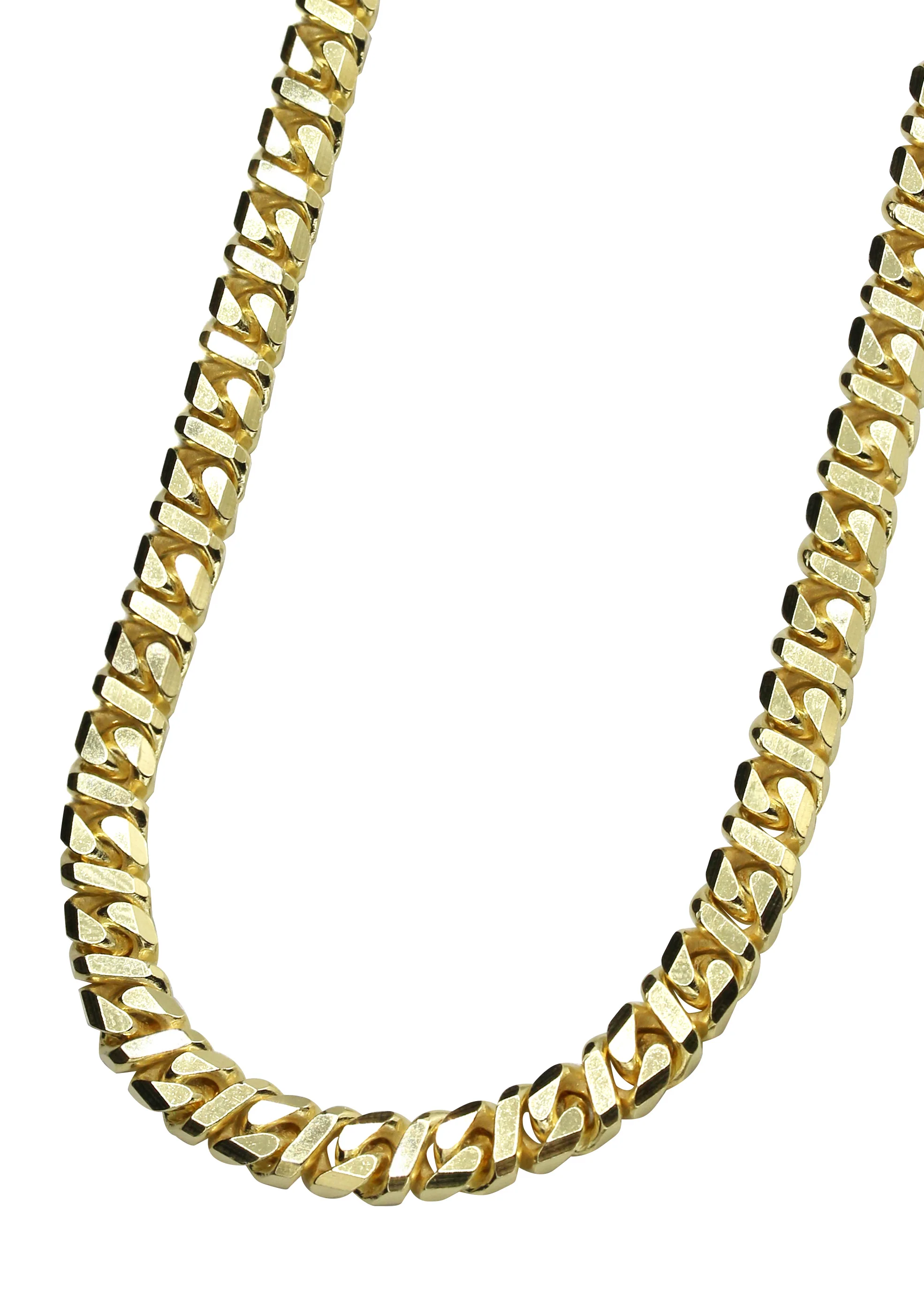 Silver Chain - Mens Gold Chain / Dollar Cuban Chain