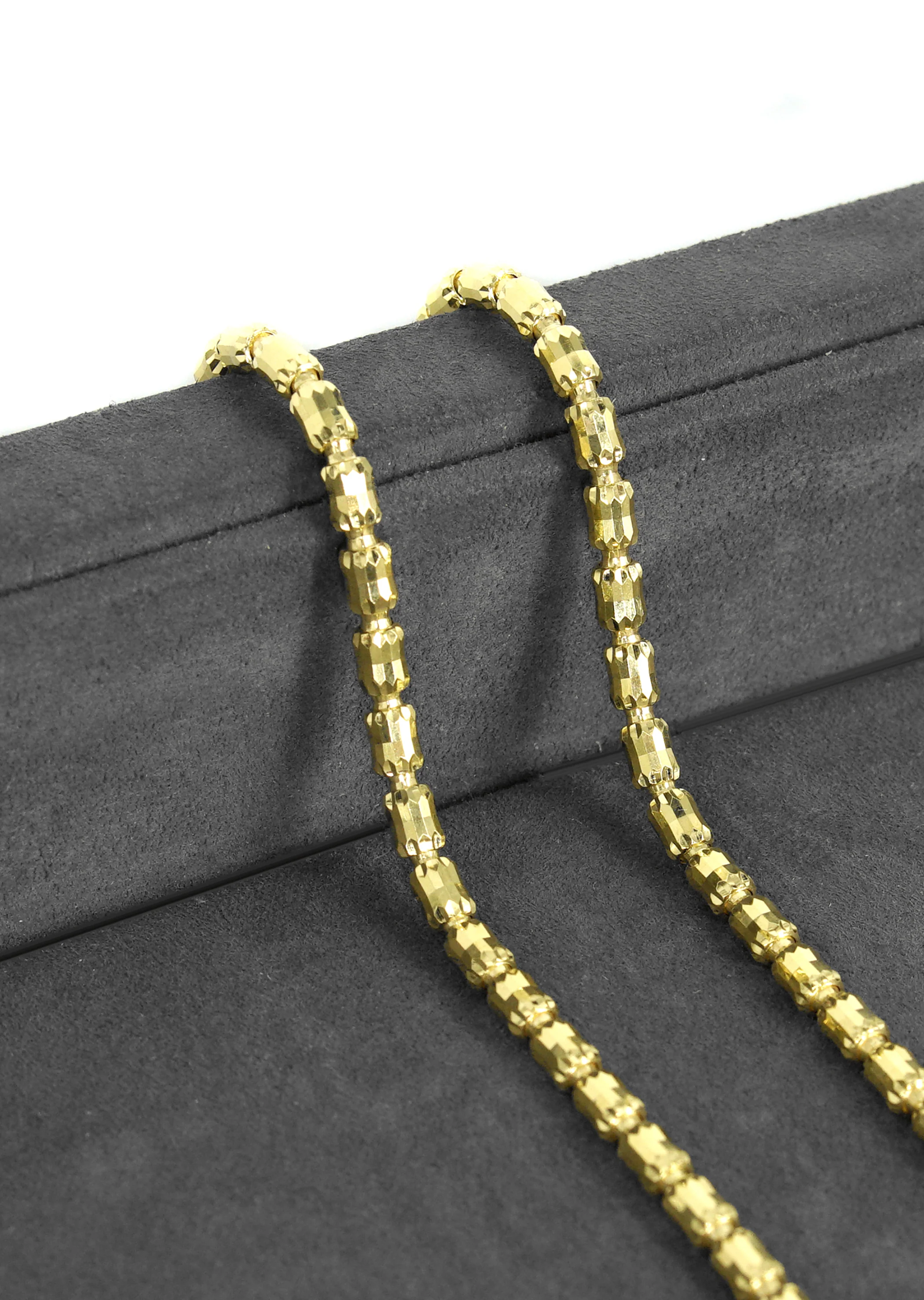 Silver Chain - Mens Gold Chain / Barrel Chain / 4 MM - Image 6