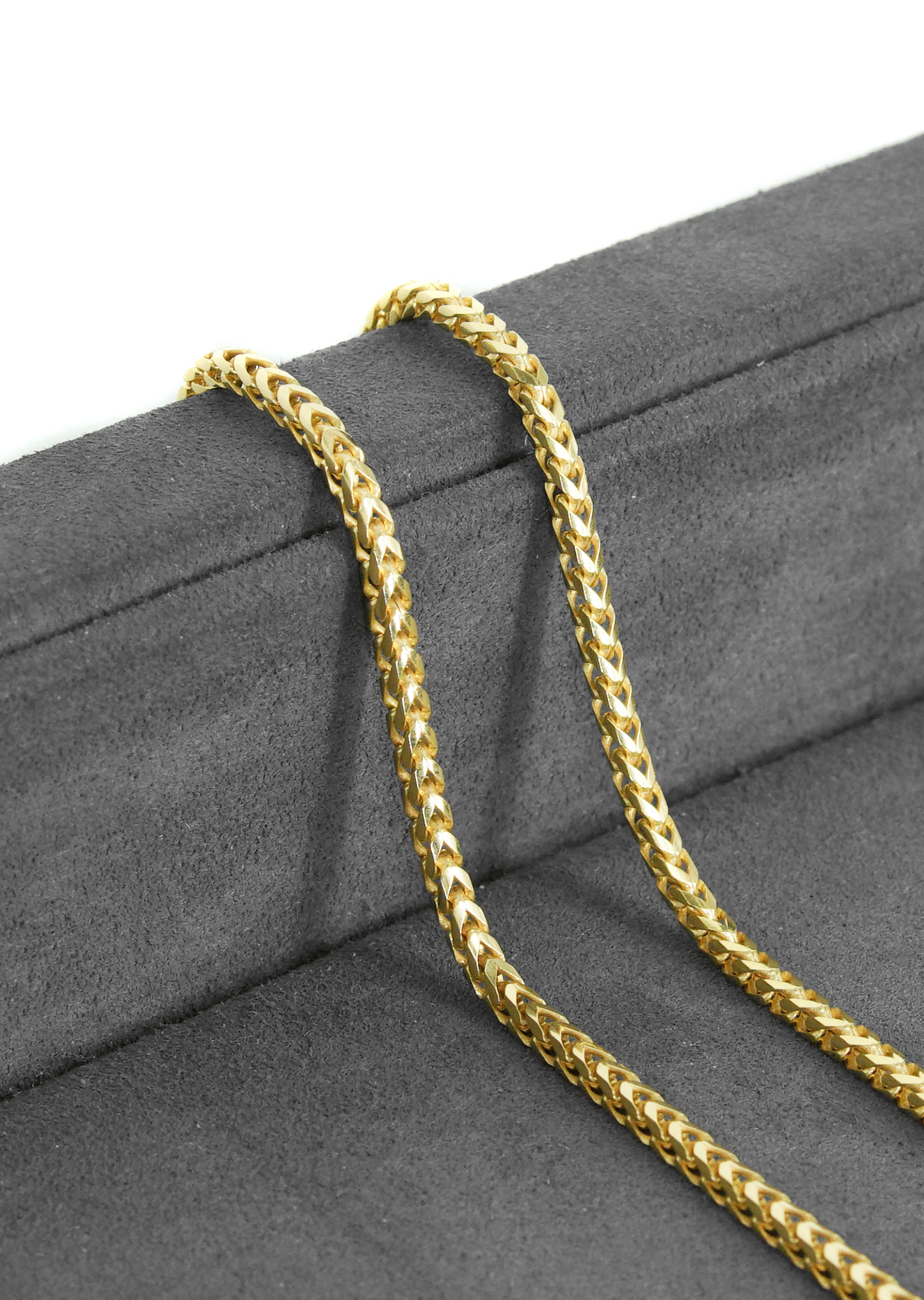 Silver Chain - Mens Gold Chain / Franco Chain / 2.5 MM - Image 6
