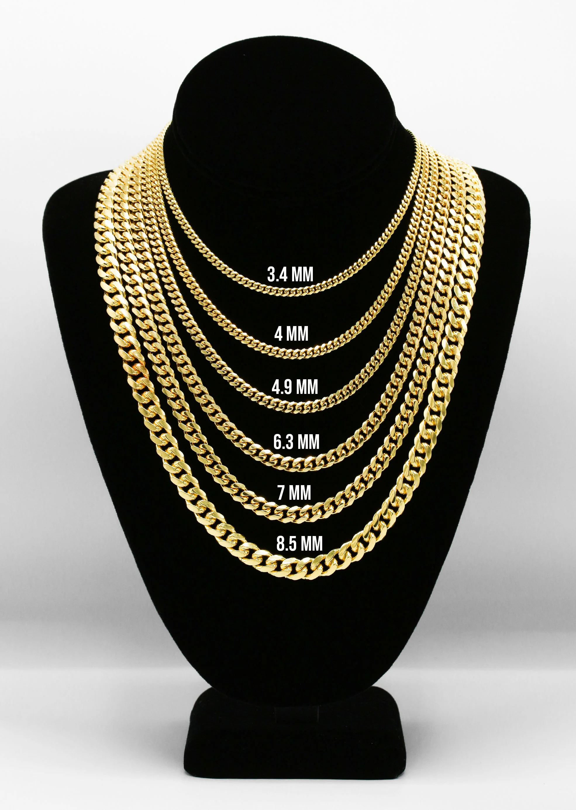 Silver Chain - Mens Gold Chain / Miami Cuban Link Chain - Image 5