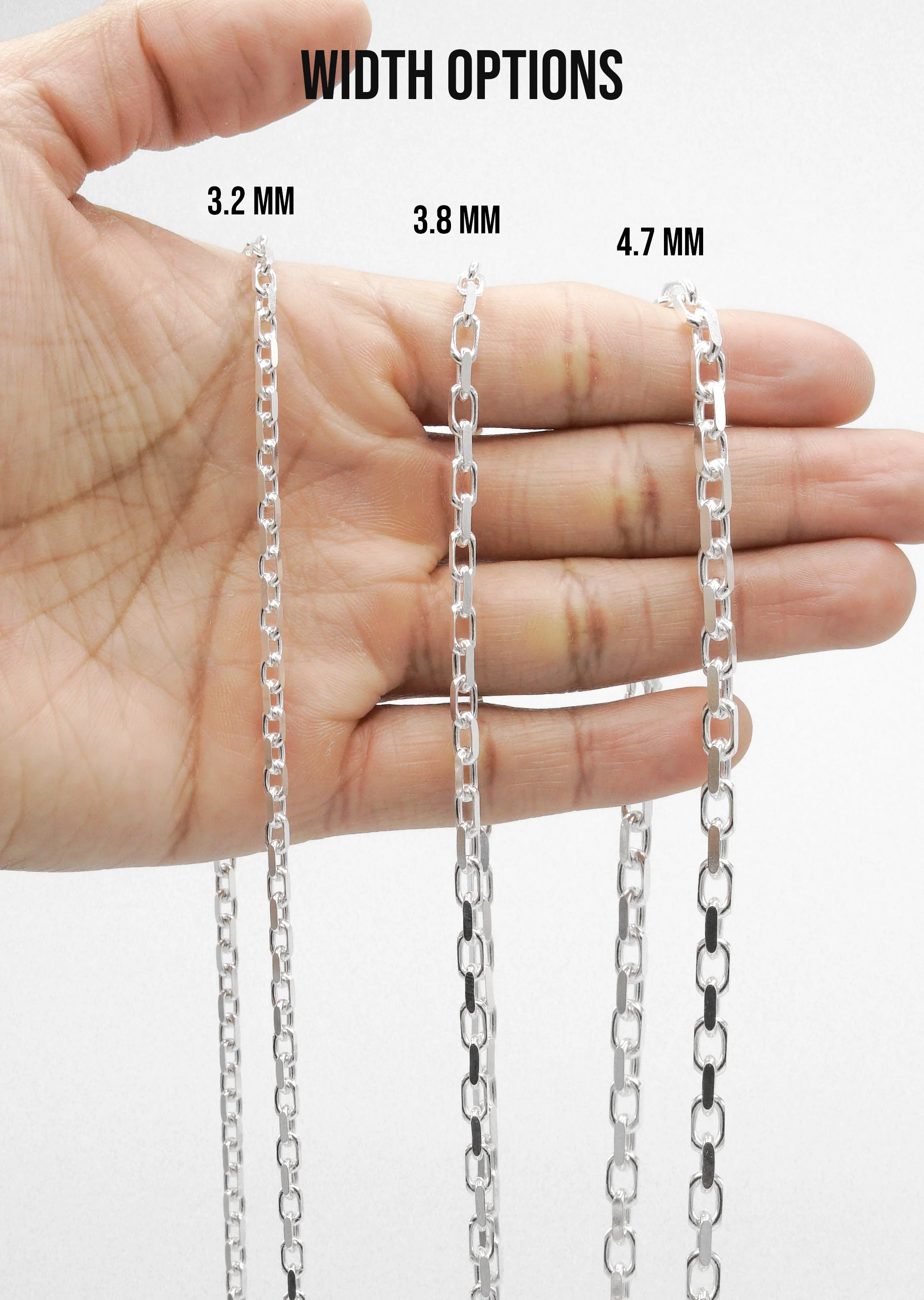 Silver Chain - Mens White Chain / Hermes Chain - Image 7