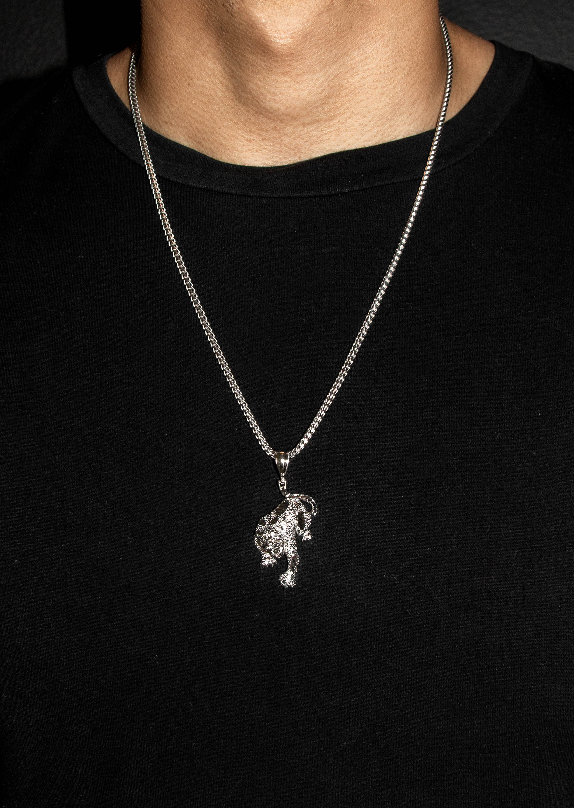 Silver Cheetah Necklace | 27 Grams - Image 5