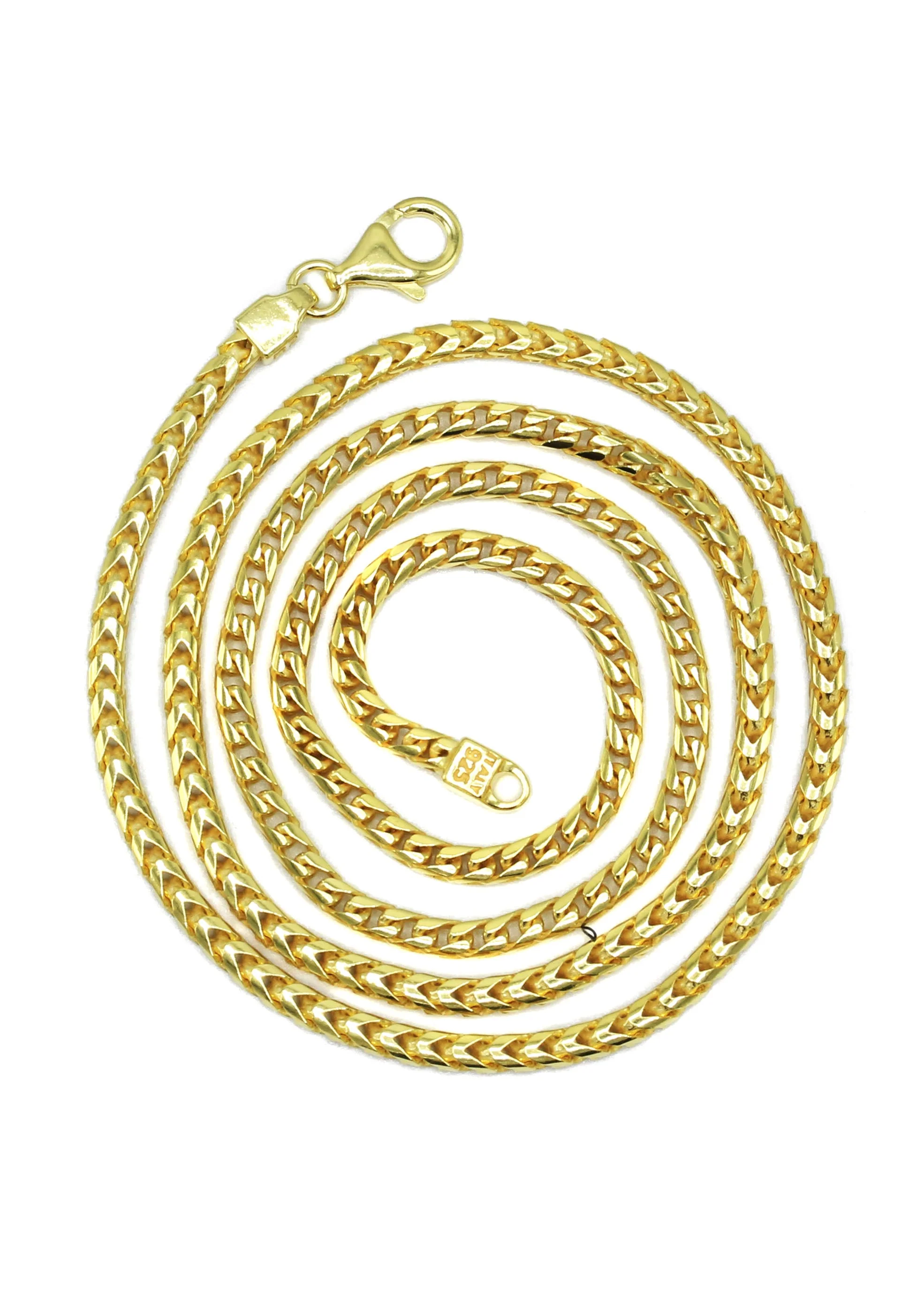 Silver Chain - Mens Gold Chain / Franco Chain - Image 3
