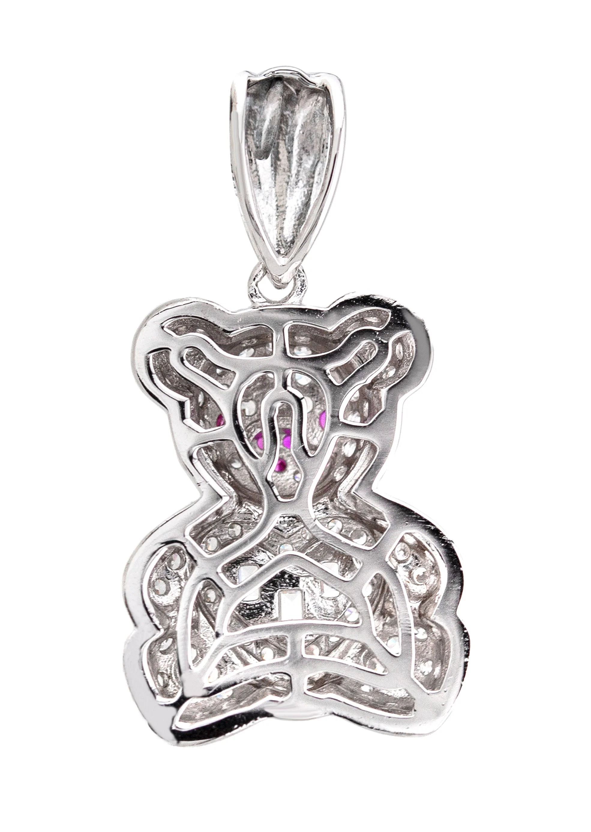 Silver Pendant - Teddy Bear Pendant | Appx 3 Grams - Image 2