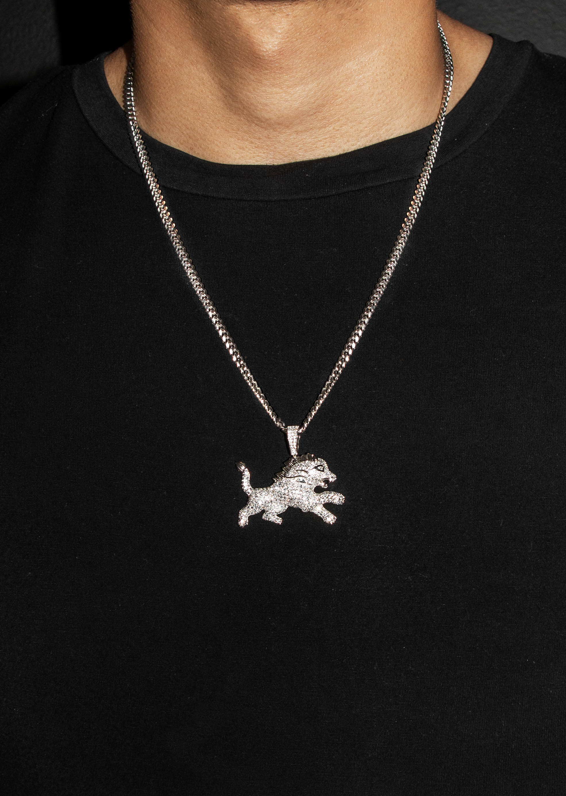Silver Lion Necklace | 31.8 Grams - Image 5