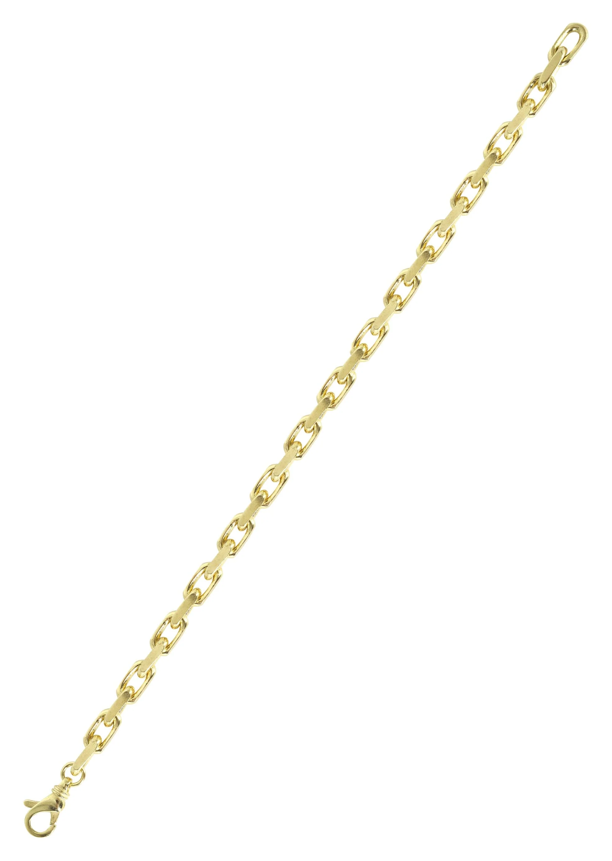 Semi Solid Men's Hermes Bracelet - 10K Yellow Gold - Image 3