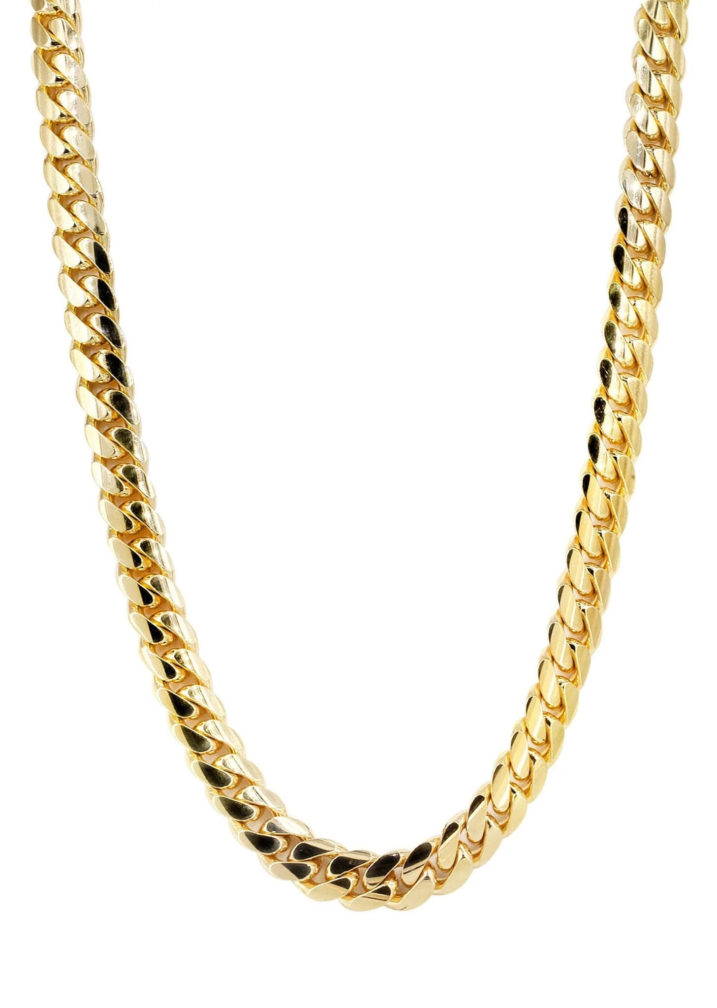 Solid Miami Cuban Link 10K Gold - Image 3