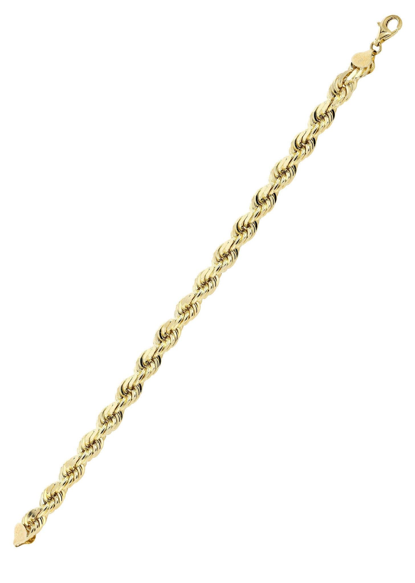 14K Gold Bracelet Solid Rope - Image 3