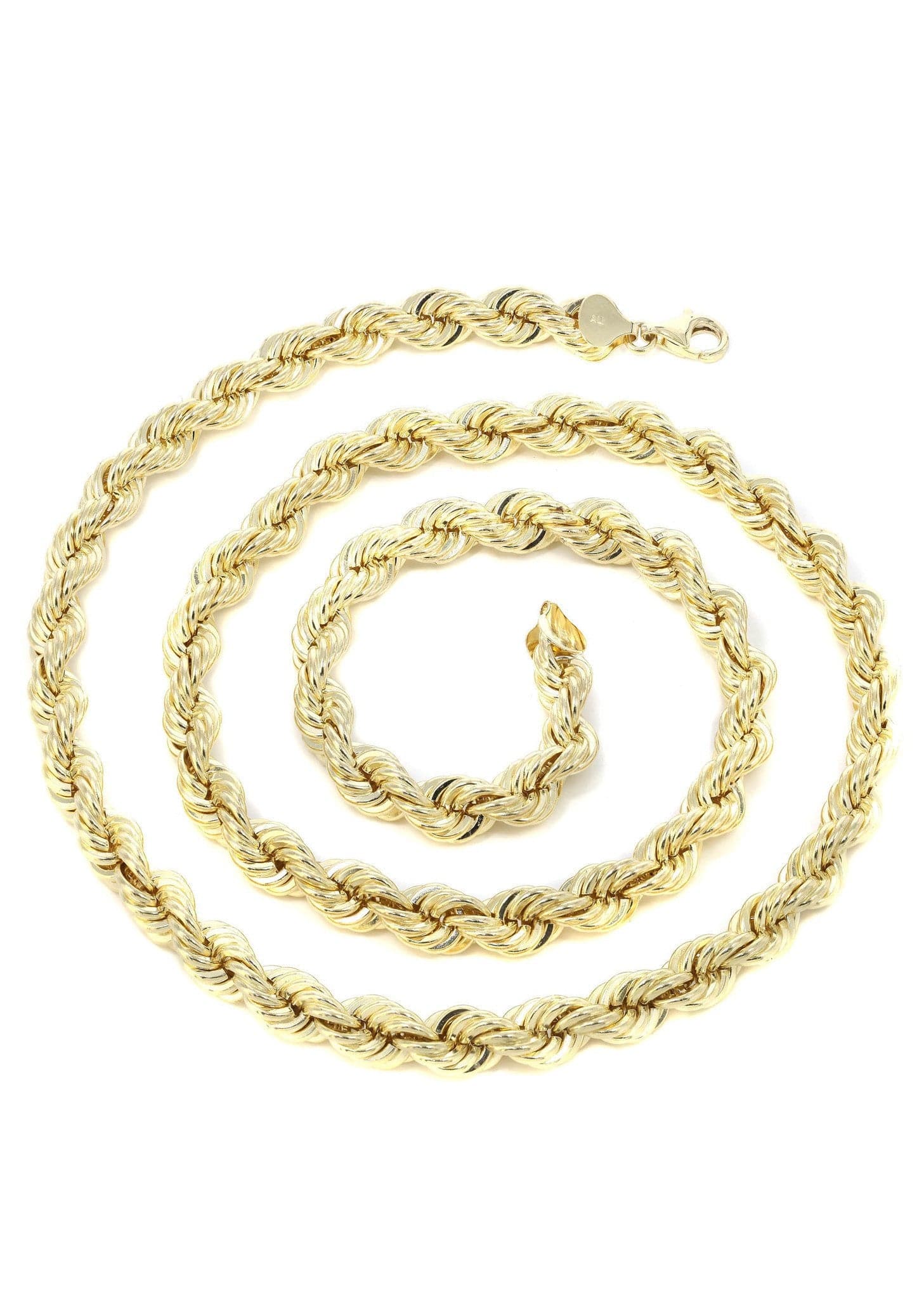 Solid Rope Chain - 14K Gold - Image 2
