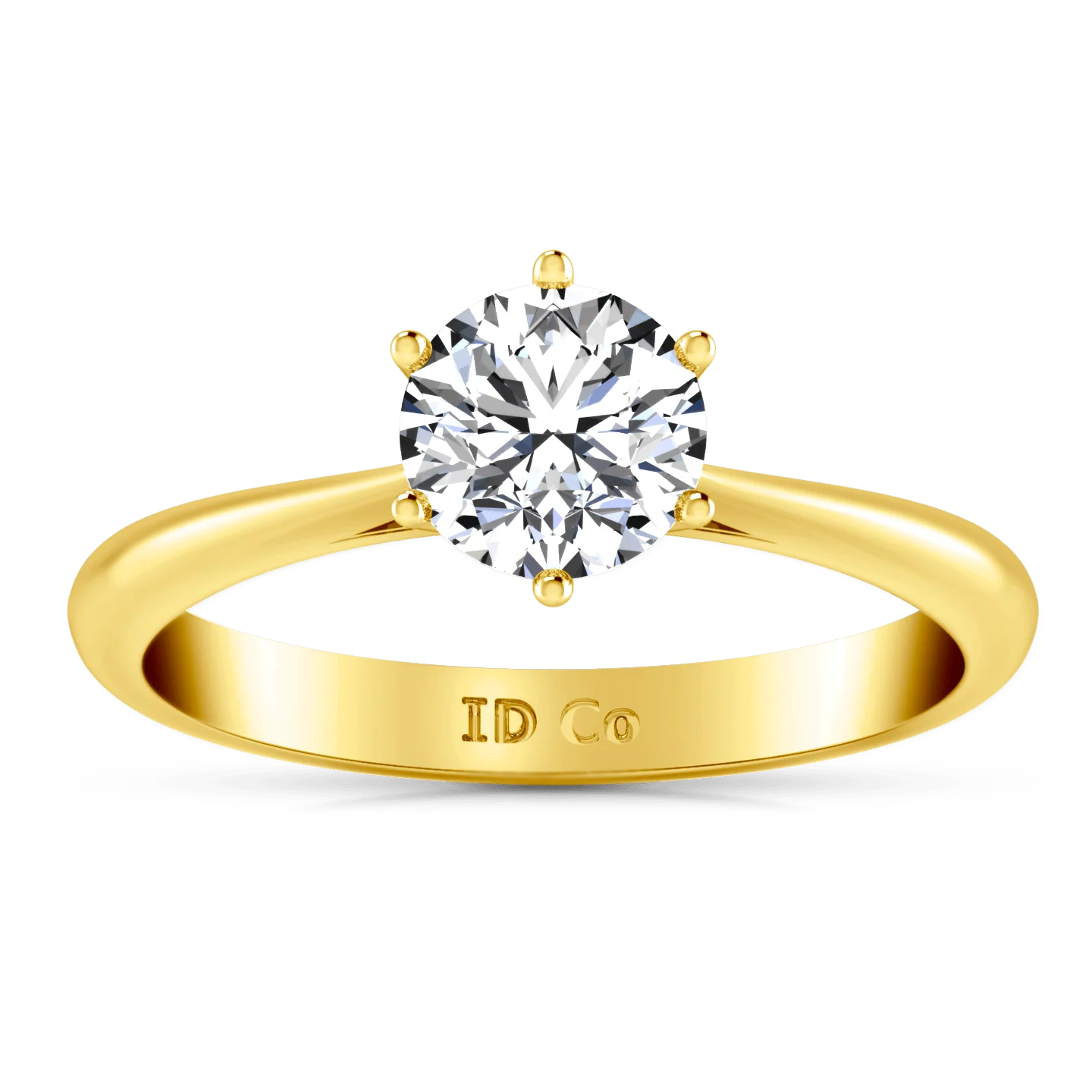 Solitaire Diamond Engagement Ring Alexa 14K Yellow Gold