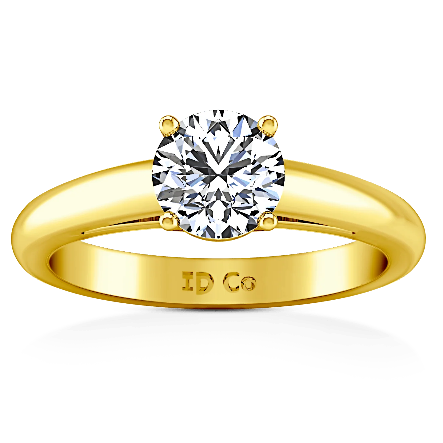 Solitaire Diamond Engagement Ring Avant 14K Yellow Gold