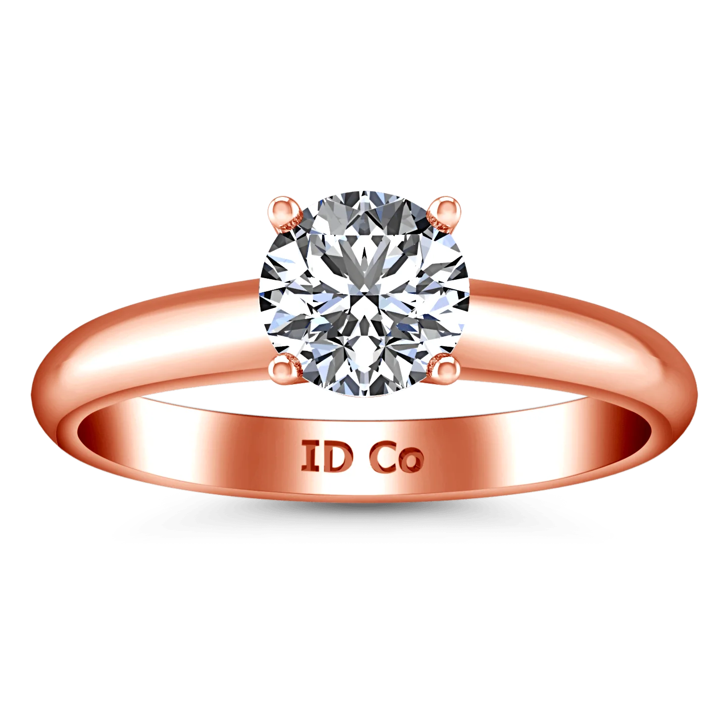 Solitaire Diamond Engagement Ring Carys 14K Rose Gold