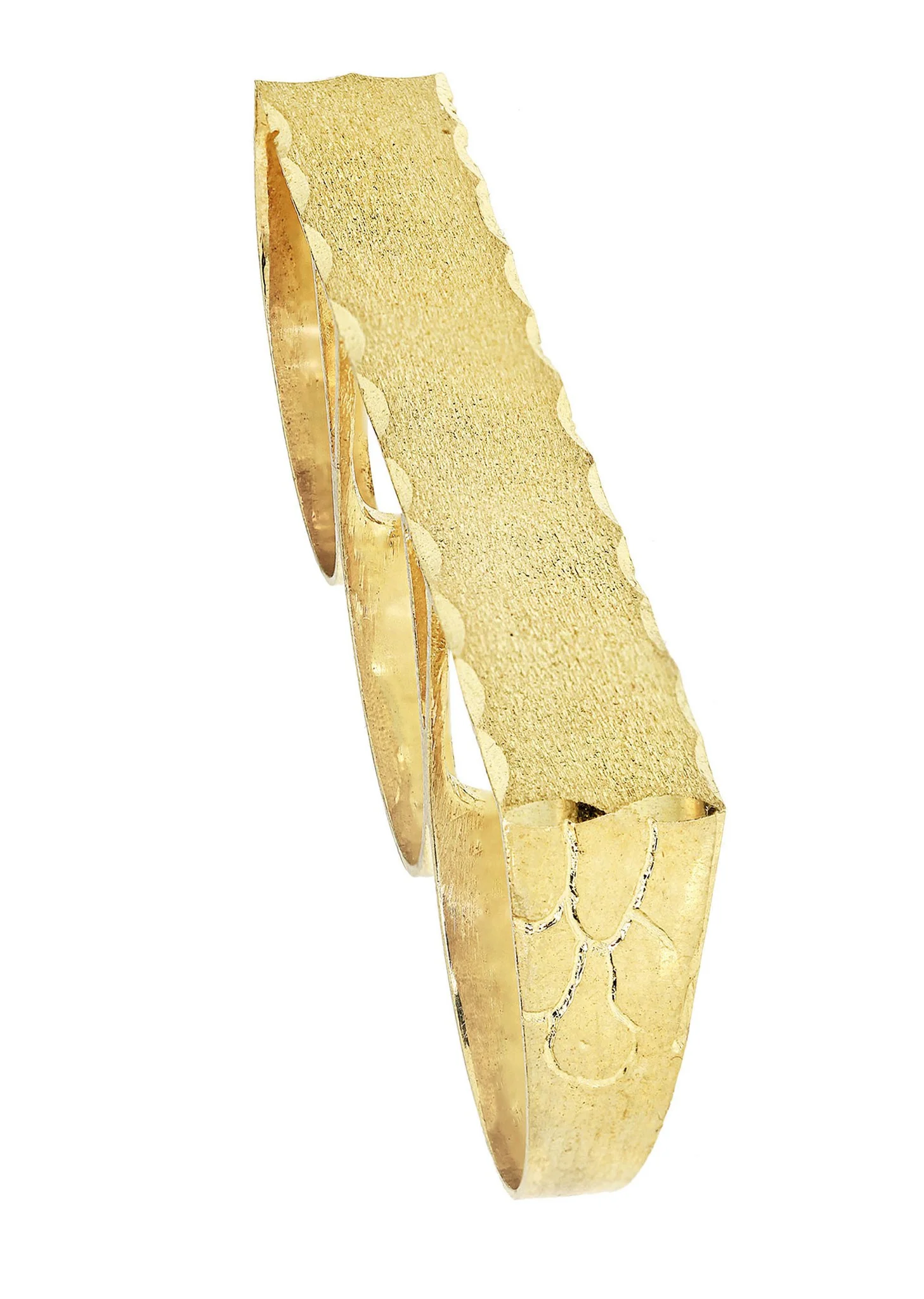 Three Finger 10K Gold Mens Ring | 9.2 Grams - Image 3