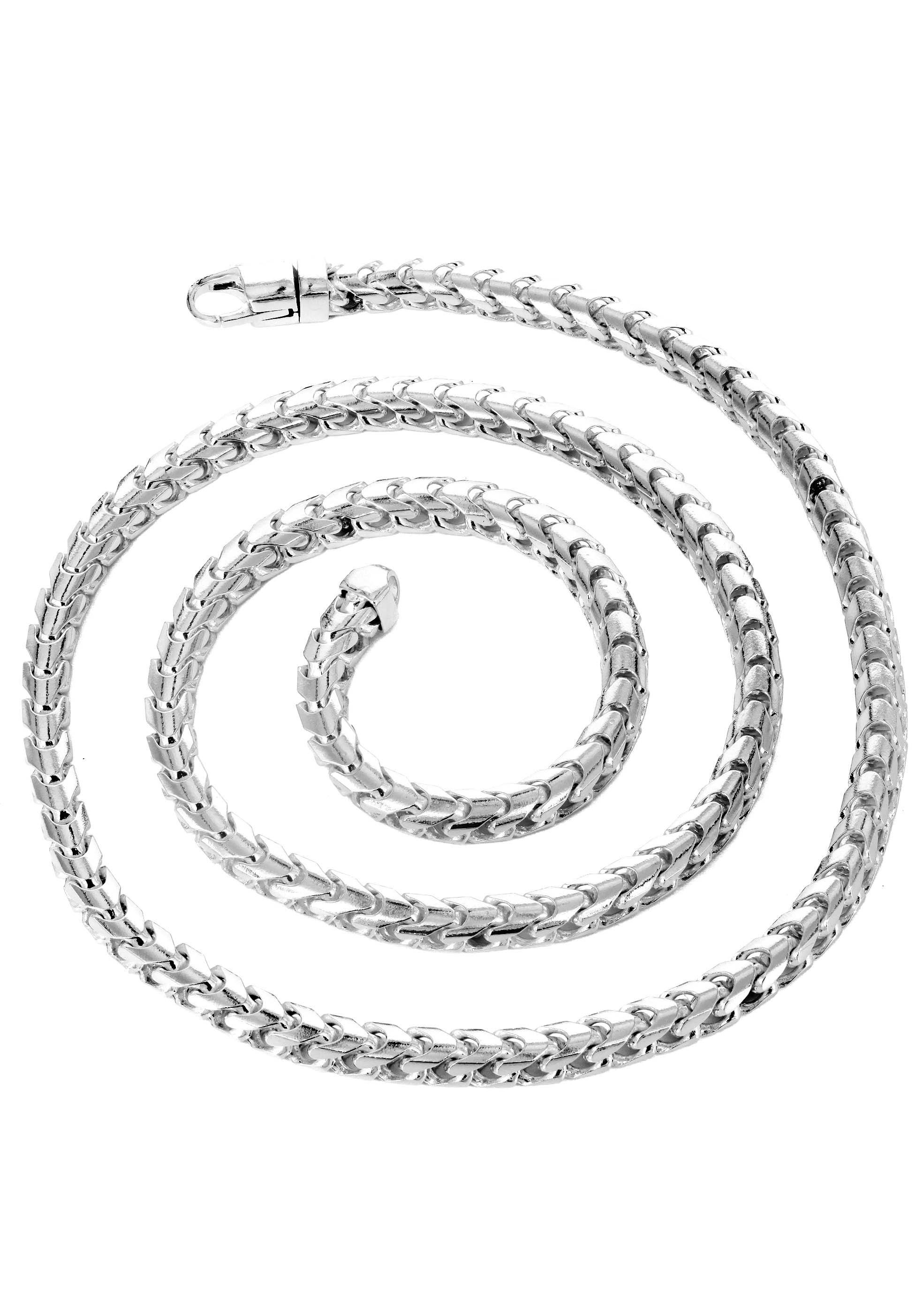 White Gold Chain - Mens Solid Franco Chain 10K/14K White Gold - Image 3