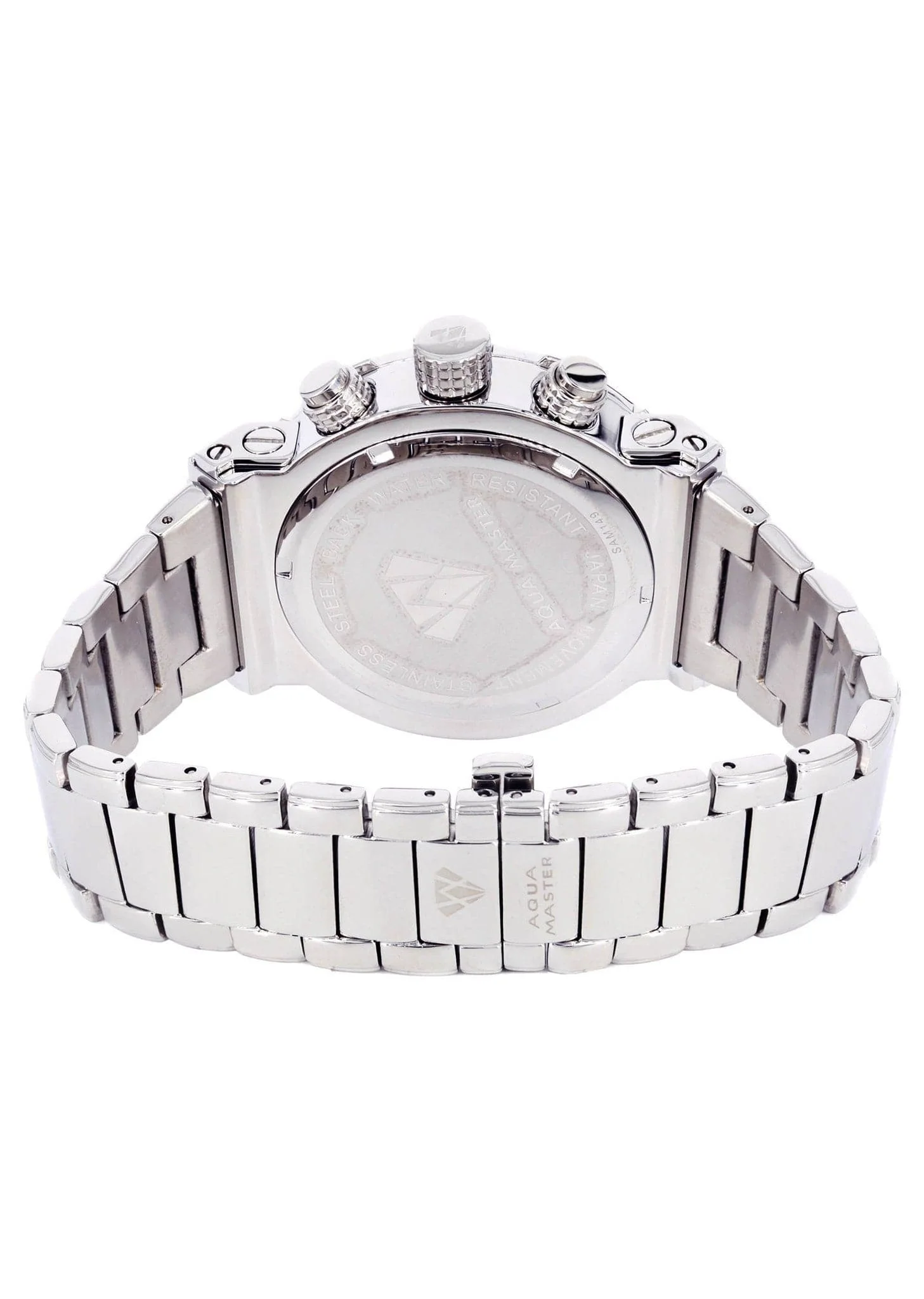 Mens White Gold Tone Diamond Watch | Appx. 0.22 Carats - Image 2