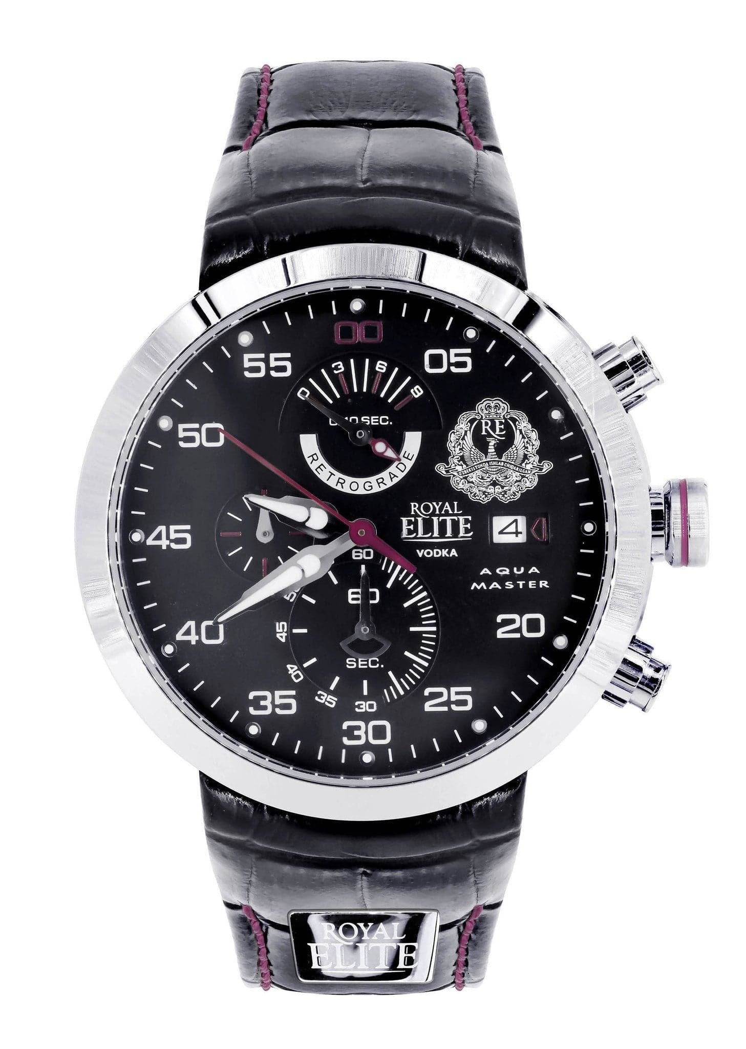 Mens White Gold Tone Watch