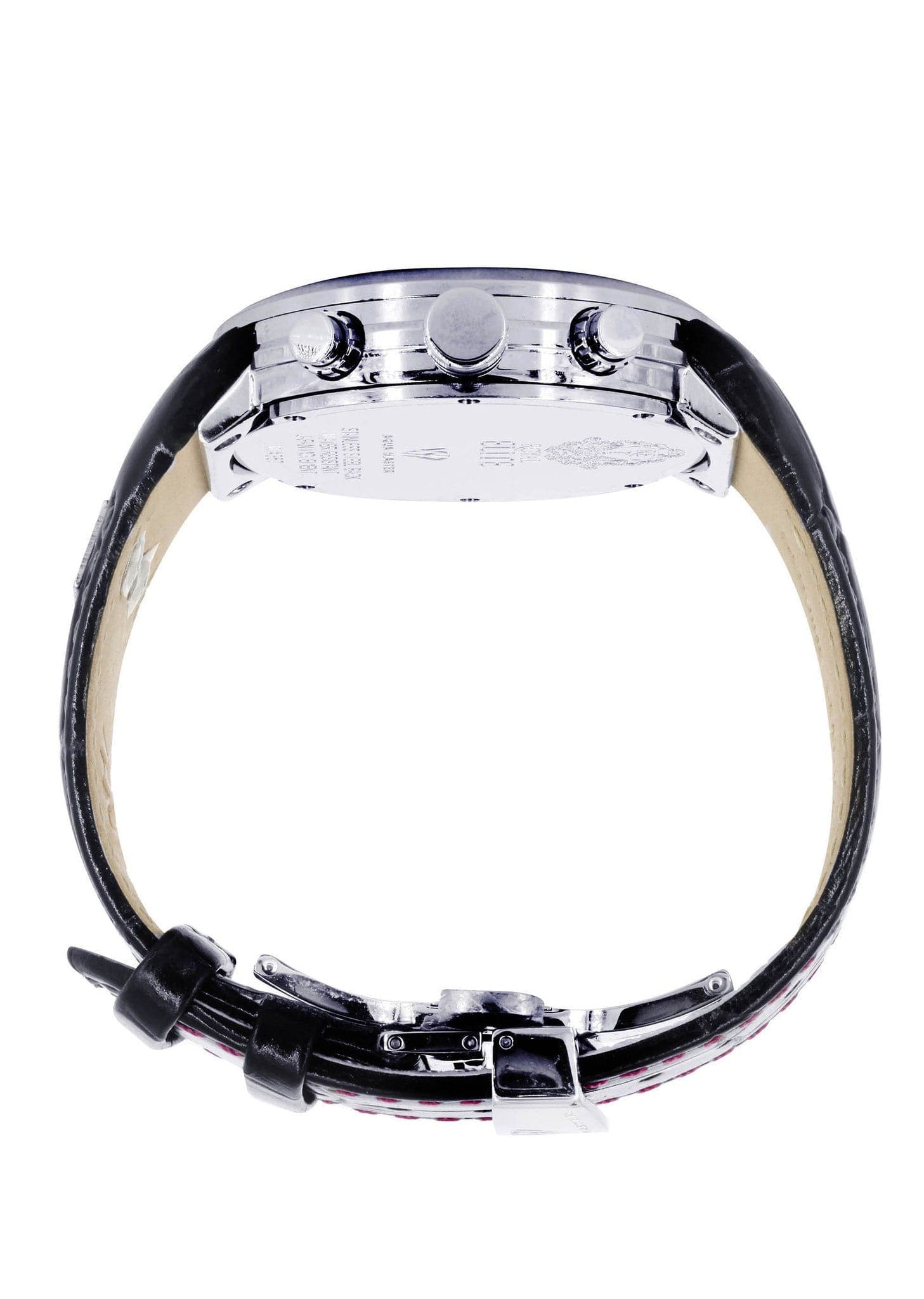 Mens White Gold Tone Watch - Image 3