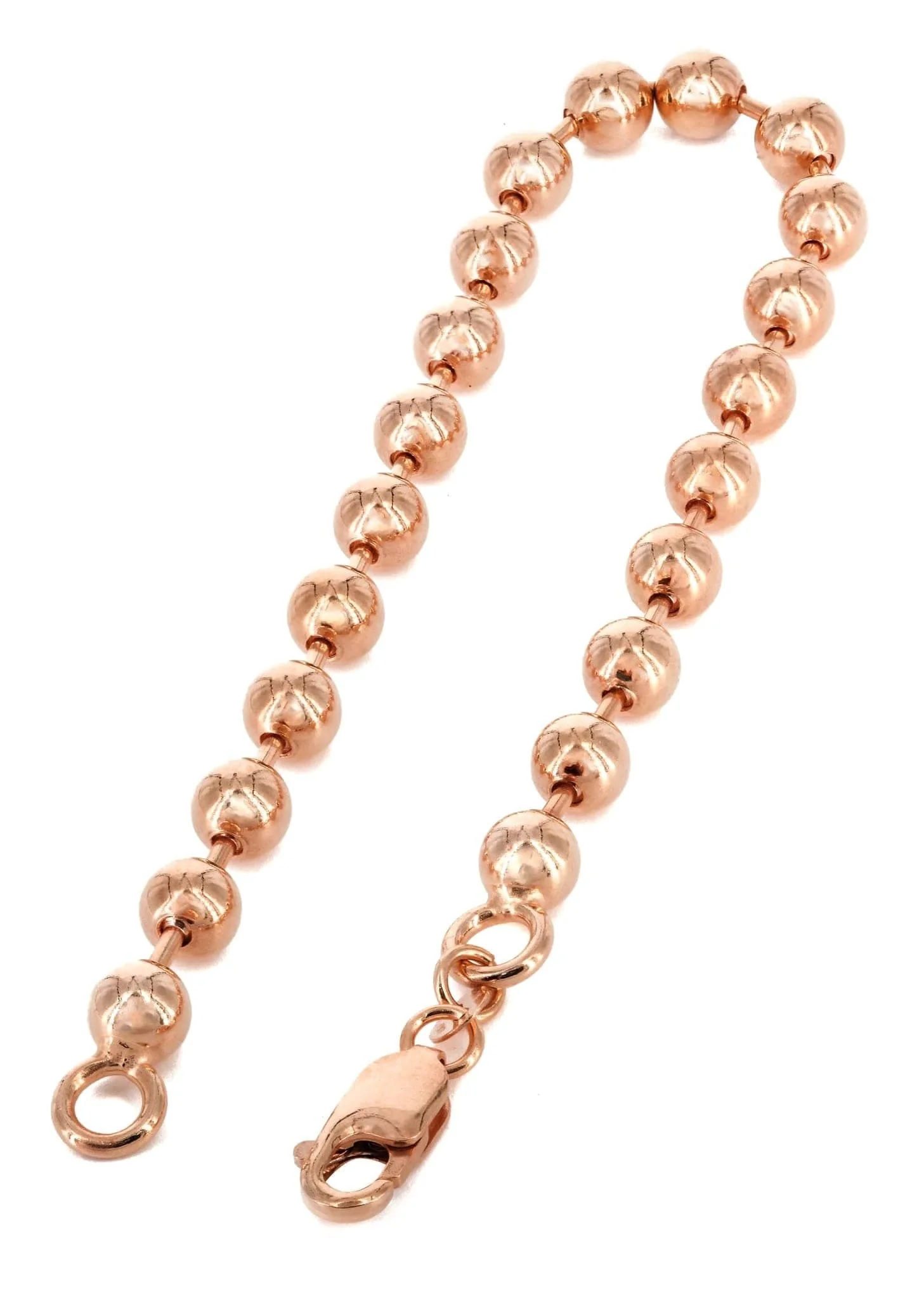 14K Rose Gold Bracelet Dog Tag Women - Image 3