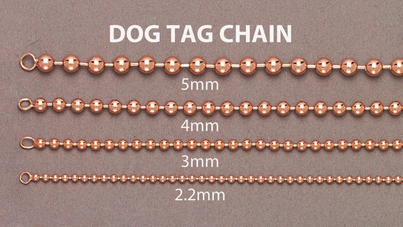 14K Rose Gold Bracelet Dog Tag Women - Image 4