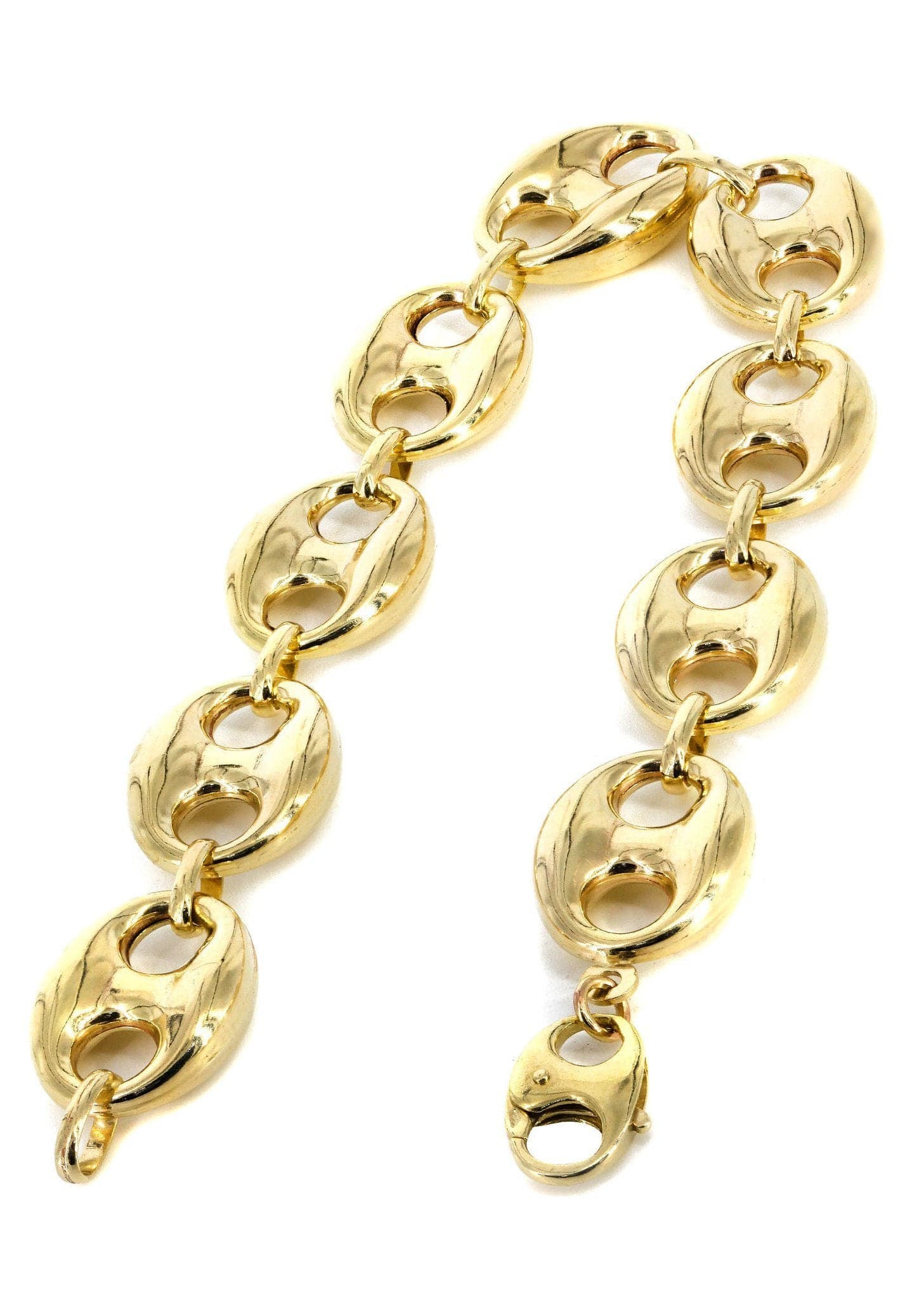 14K Gold Bracelet Gucci Style For Women - Image 2