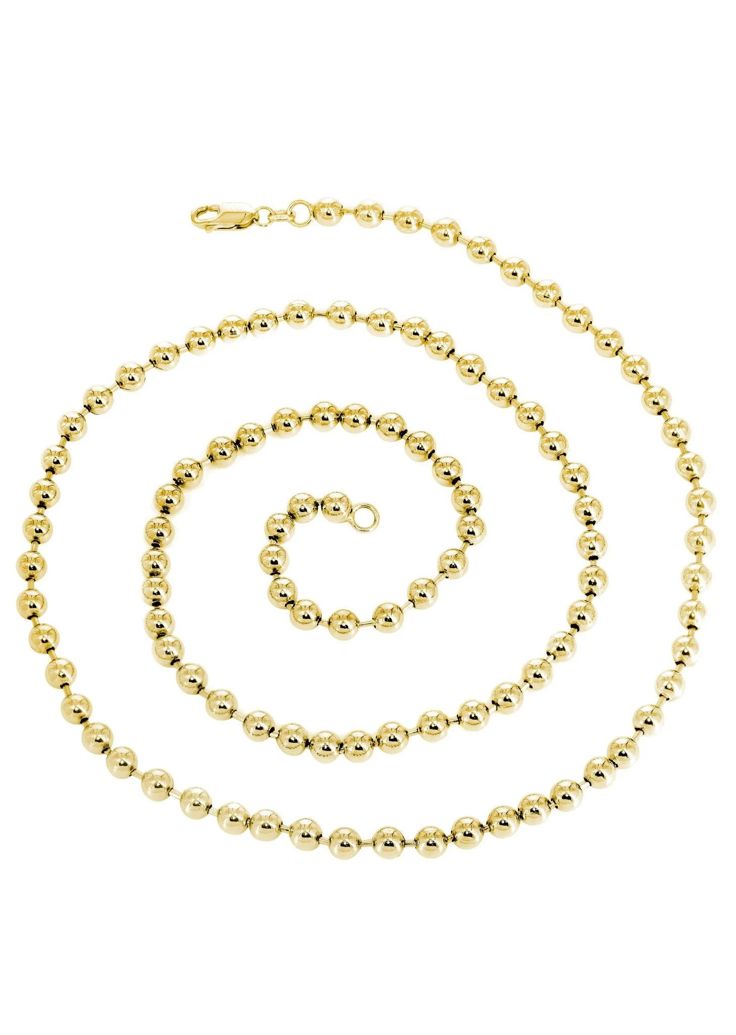 Womens 14K Gold Chain - Dog Tag Chain - Image 2