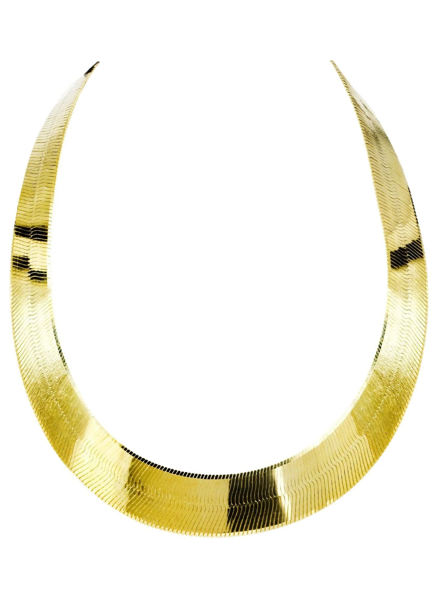 Gold Chain - Womens Herringbone Chain 10K Gold